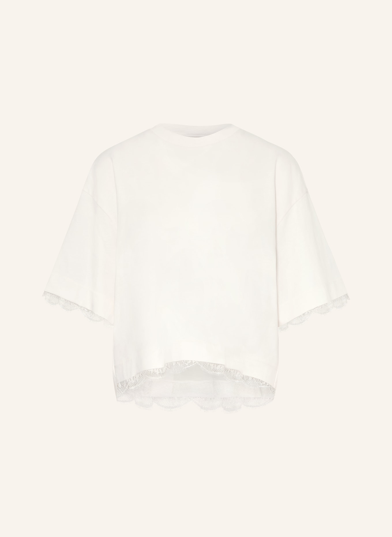 ALLSAINTS Tričko NIA s krajkou: REŽNÁ