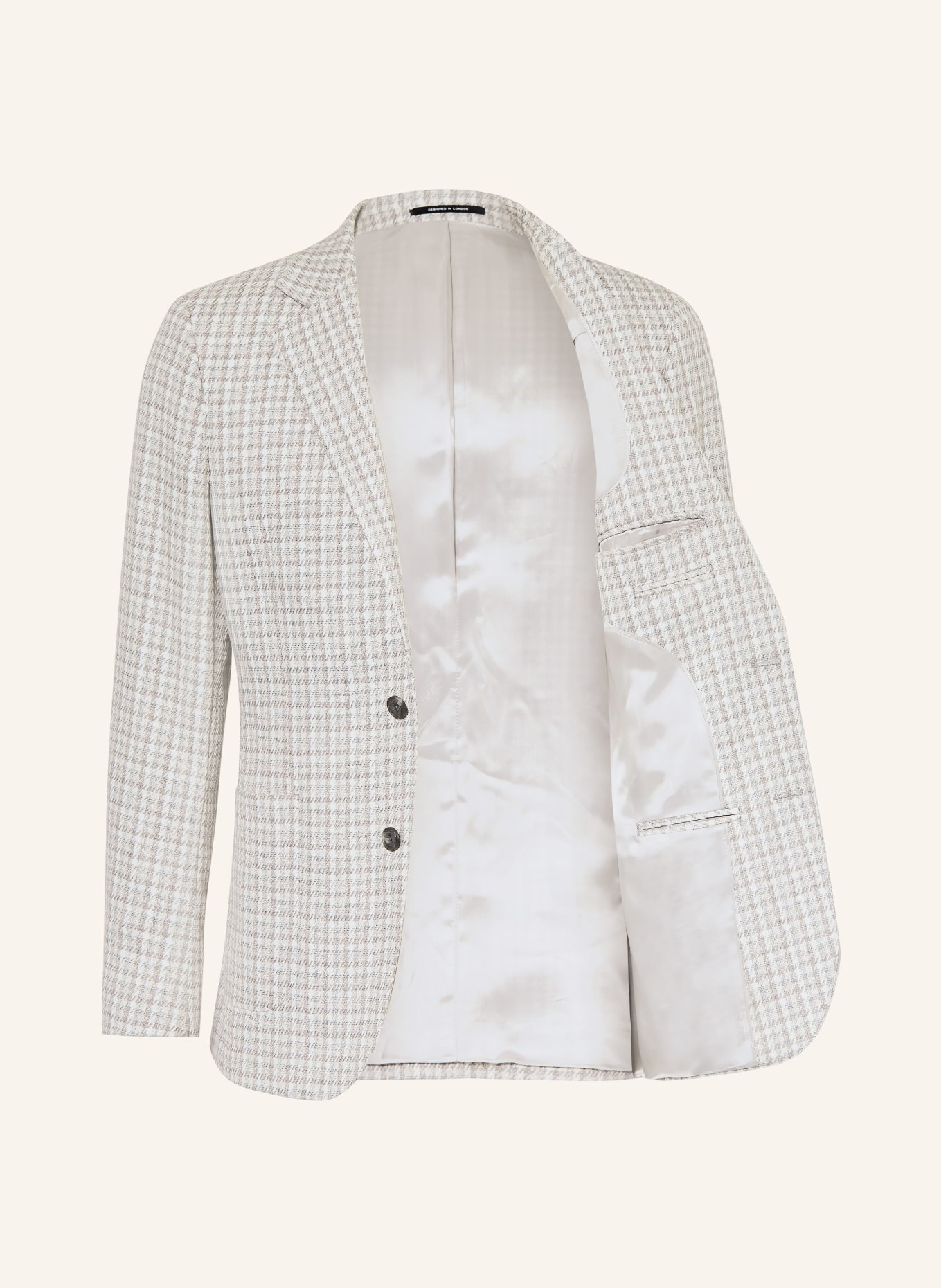 REISS Sakko CANTY Tailored Fit: HELLGRAU / WEISS