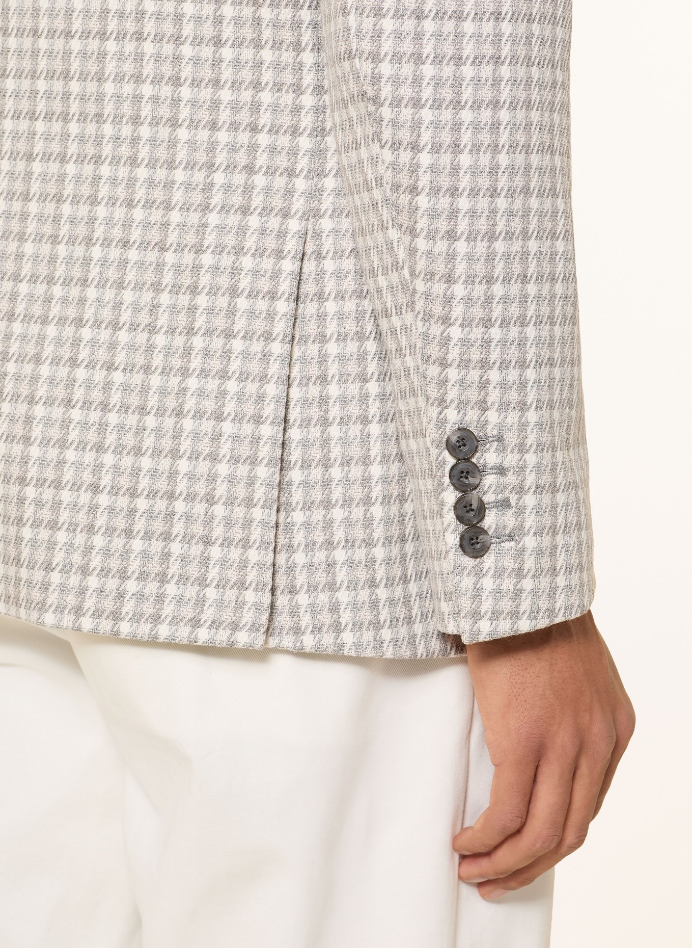 REISS Sakko CANTY Tailored Fit: HELLGRAU / WEISS