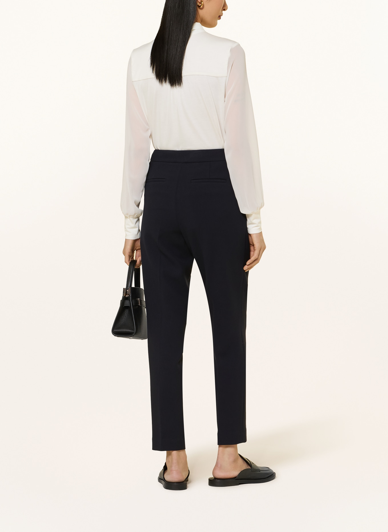 HOBBS TARINI Bow Blouse: CREAM