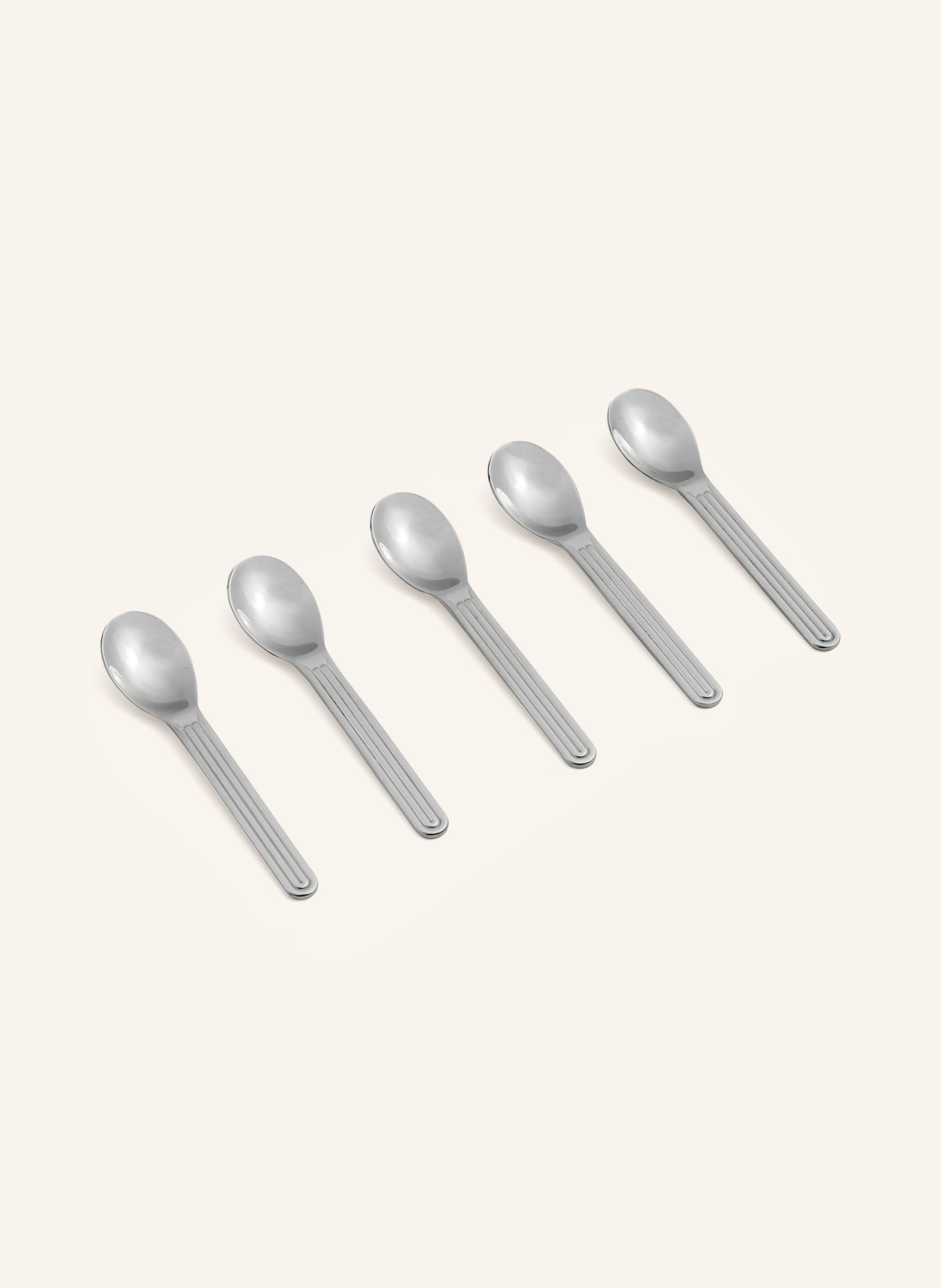 HAY Set van 5 theelepels SUNDAY: ZILVER