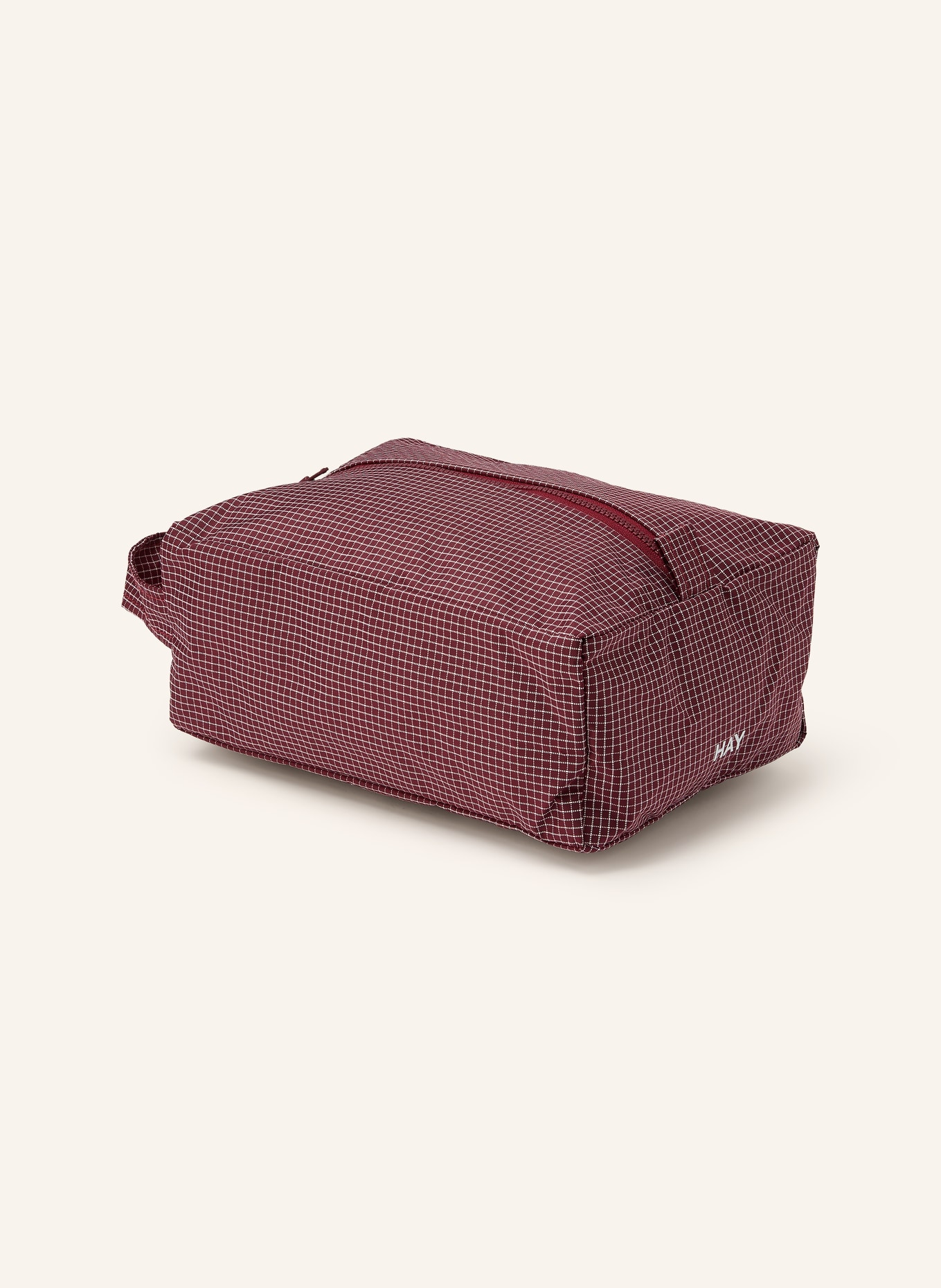 HAY toilettas: DONKERROOD / WIT