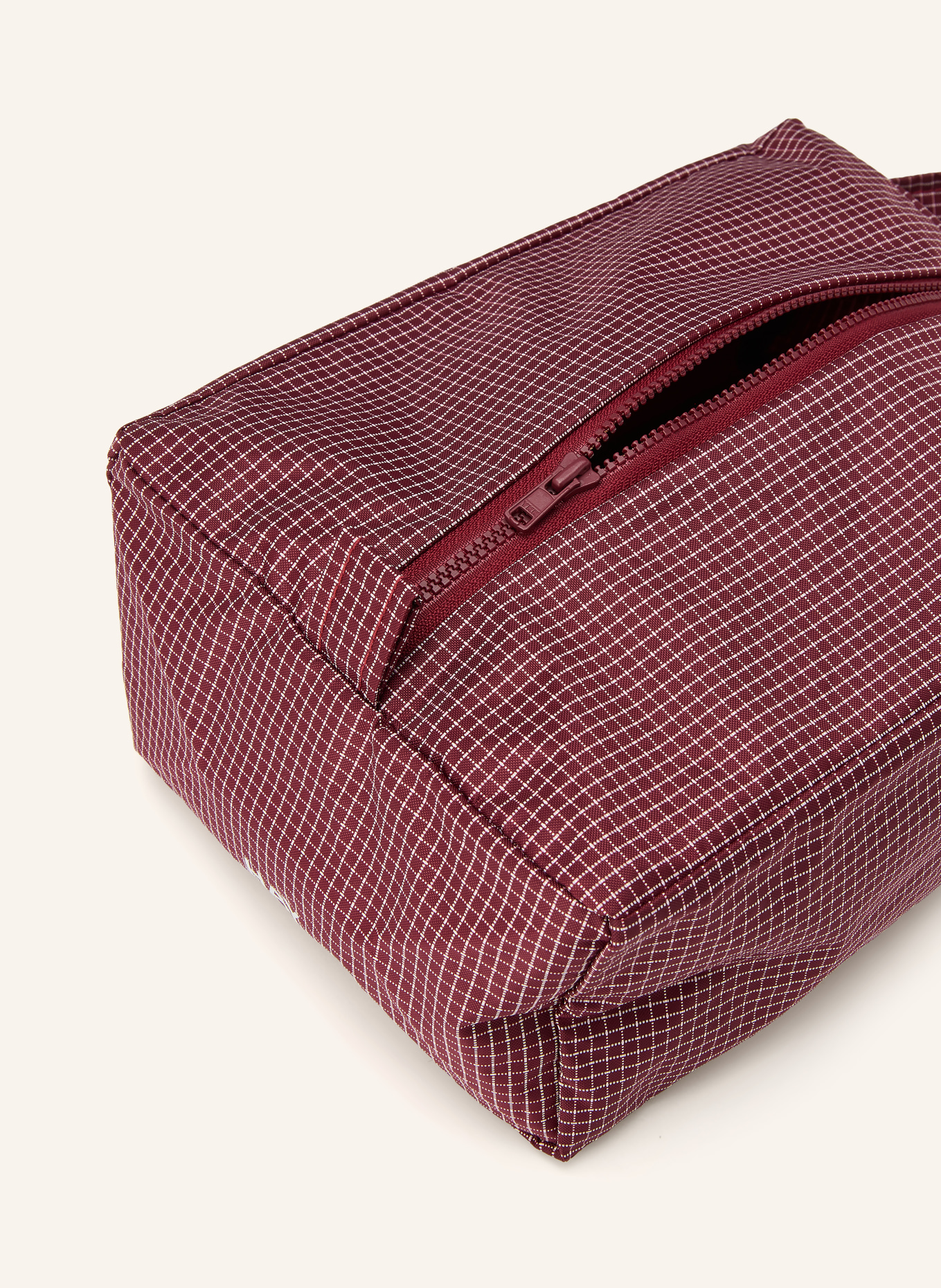 HAY toilettas: DONKERROOD / WIT