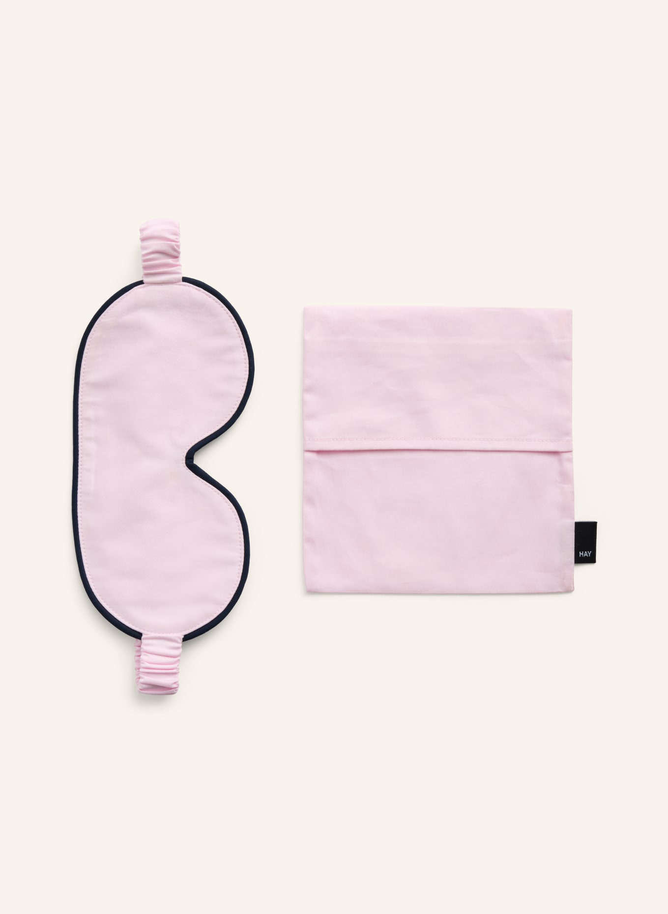 HAY Schlafmaske: ROSÉ / SCHWARZ