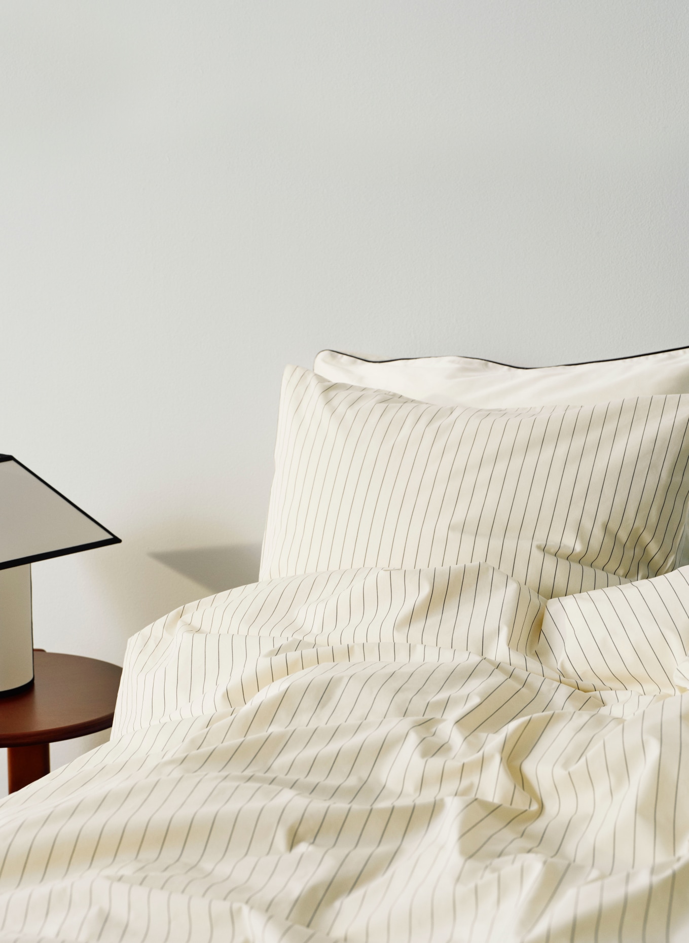 HAY Bettbezug FINELINE: BEIGE / SCHWARZ