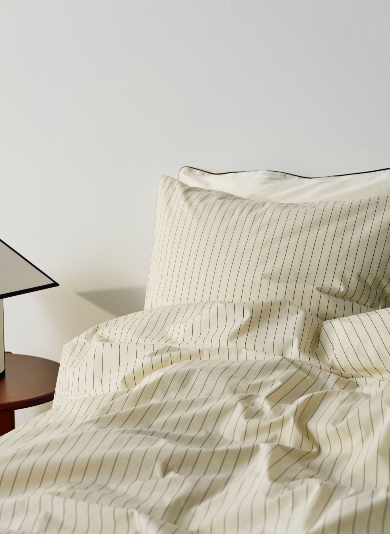 HAY Bettbezug FINELINE: BEIGE / SCHWARZ