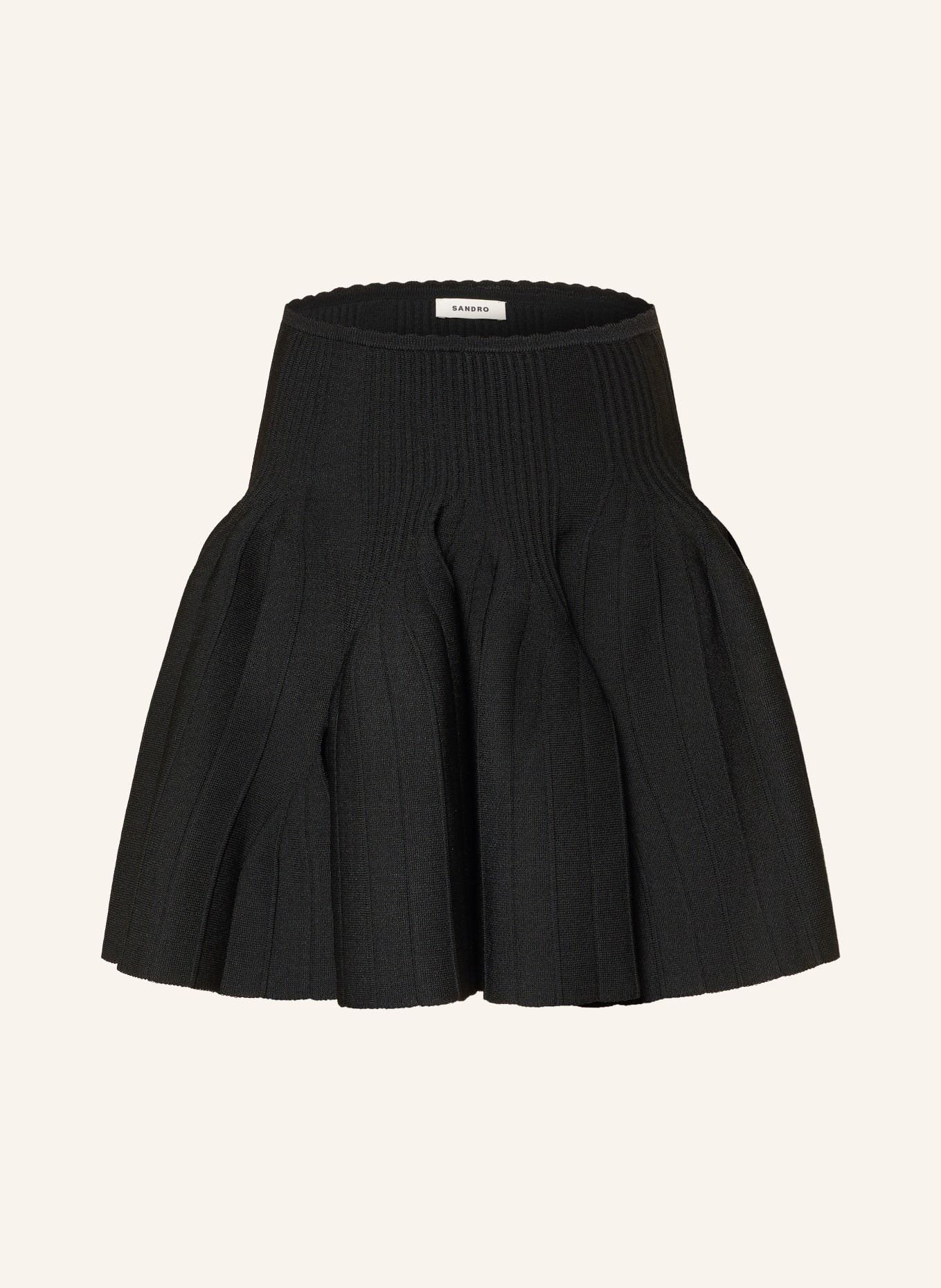 SANDRO Strickrock: SCHWARZ