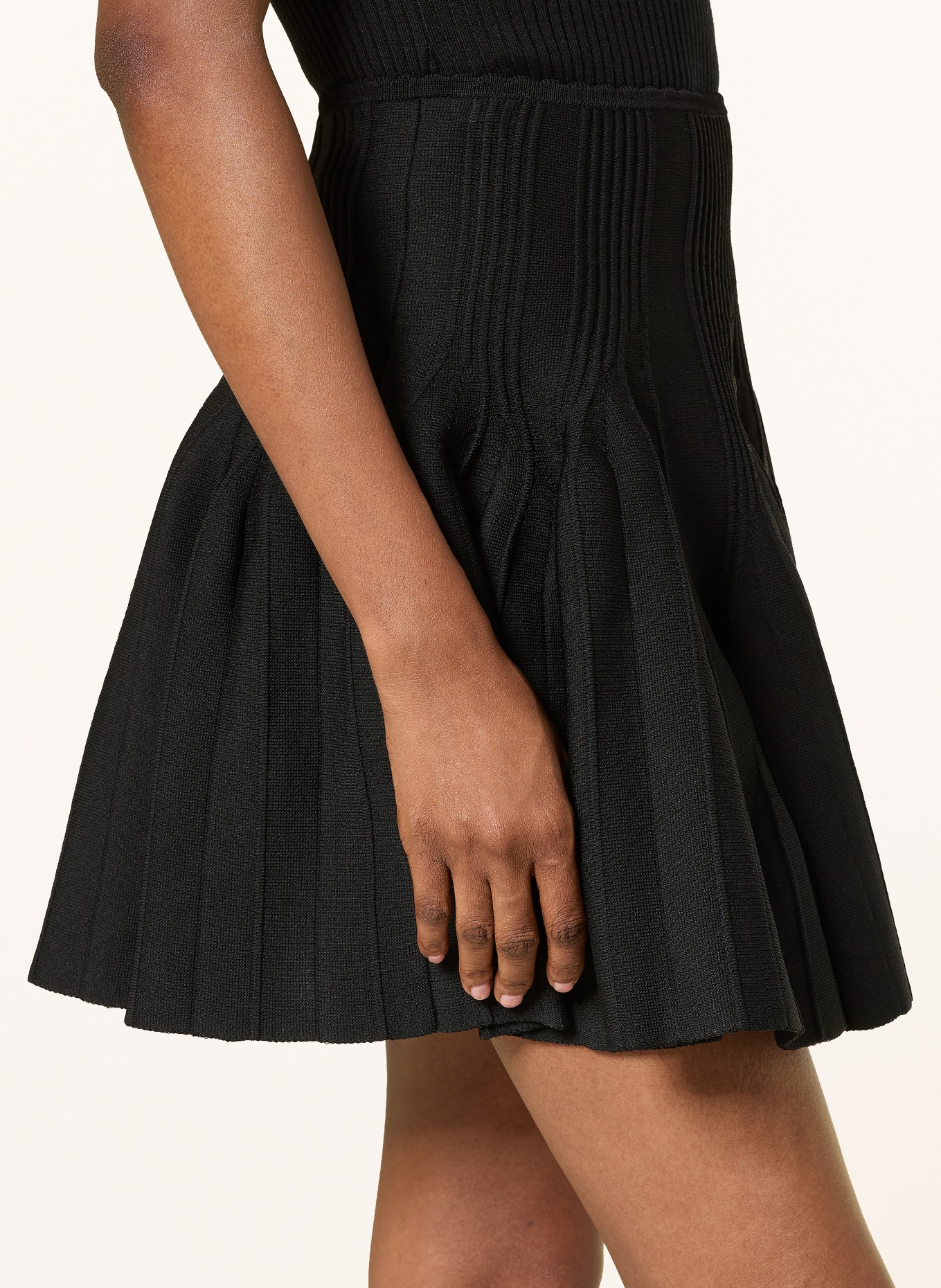 SANDRO Strickrock: SCHWARZ