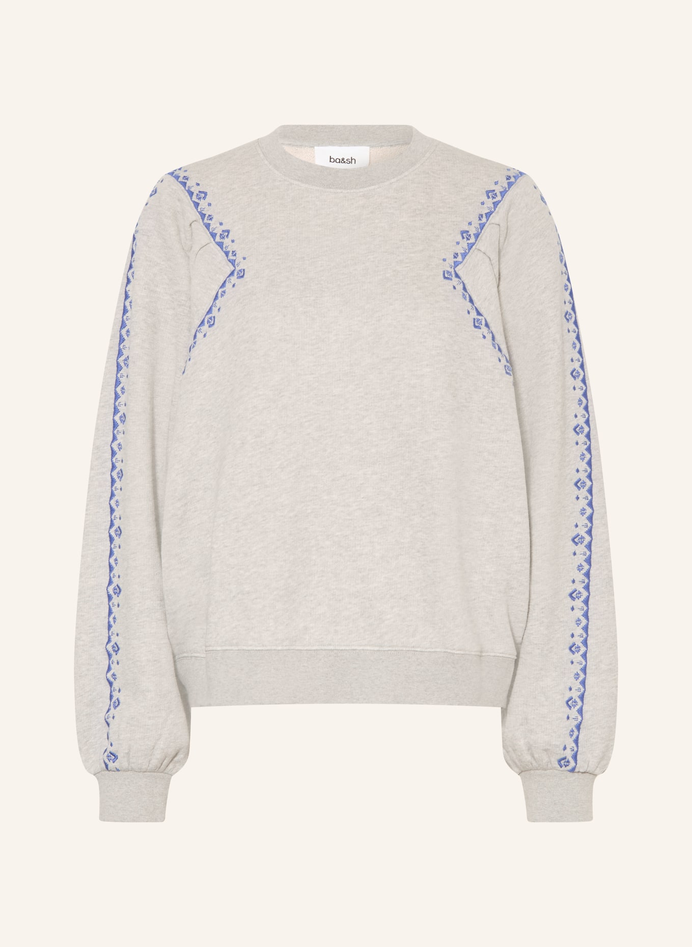 ba&sh Sweatshirt MESTA: GRAU / BLAU