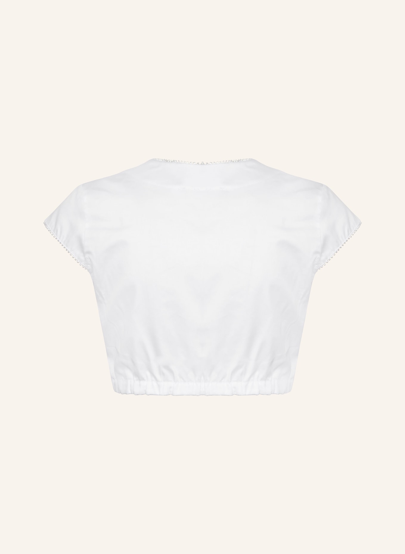 KINGA MATHE Dirndlbluse SAMANTHA: WEISS