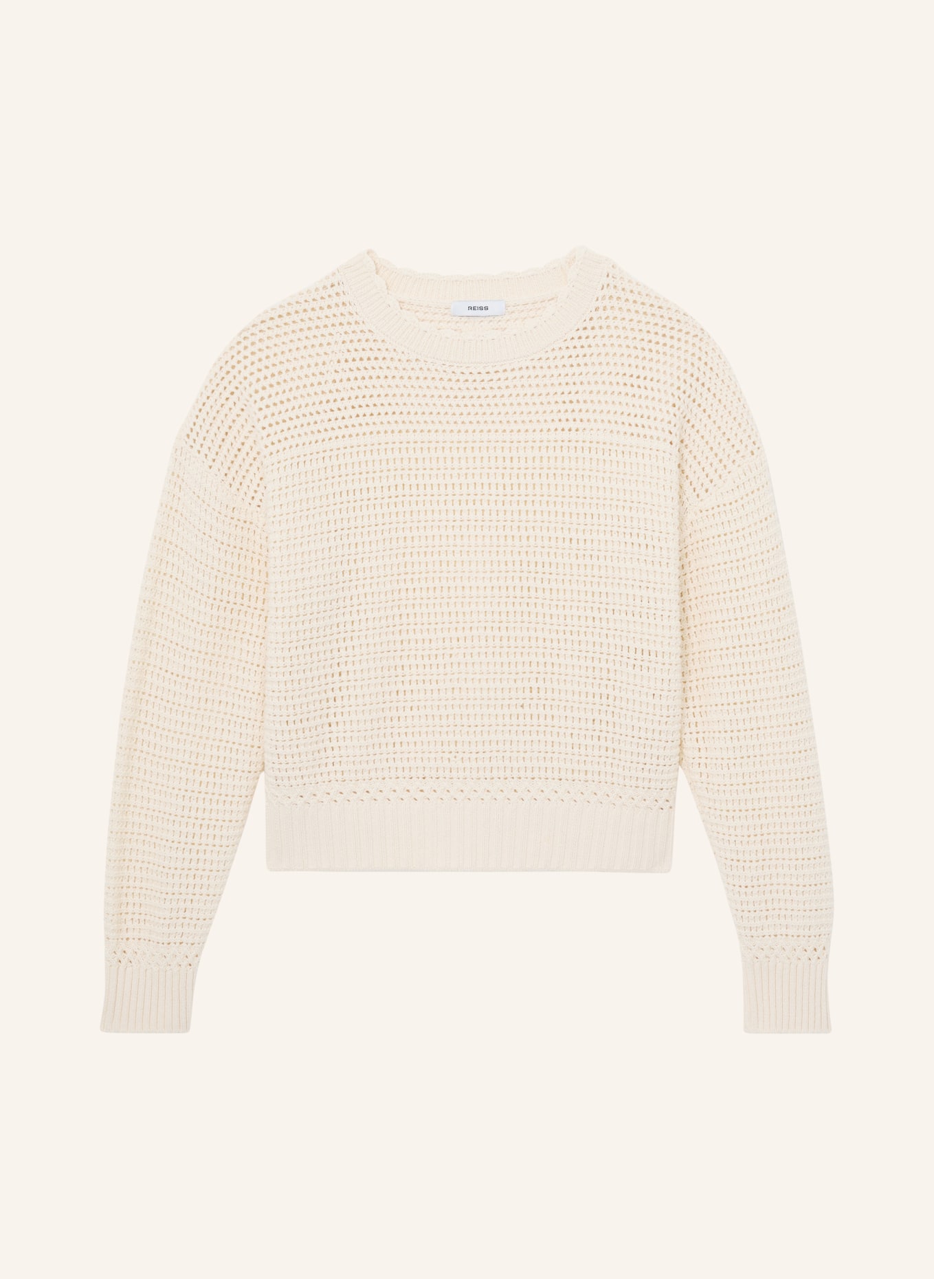 REISS Trui BONNIE: CRÈME
