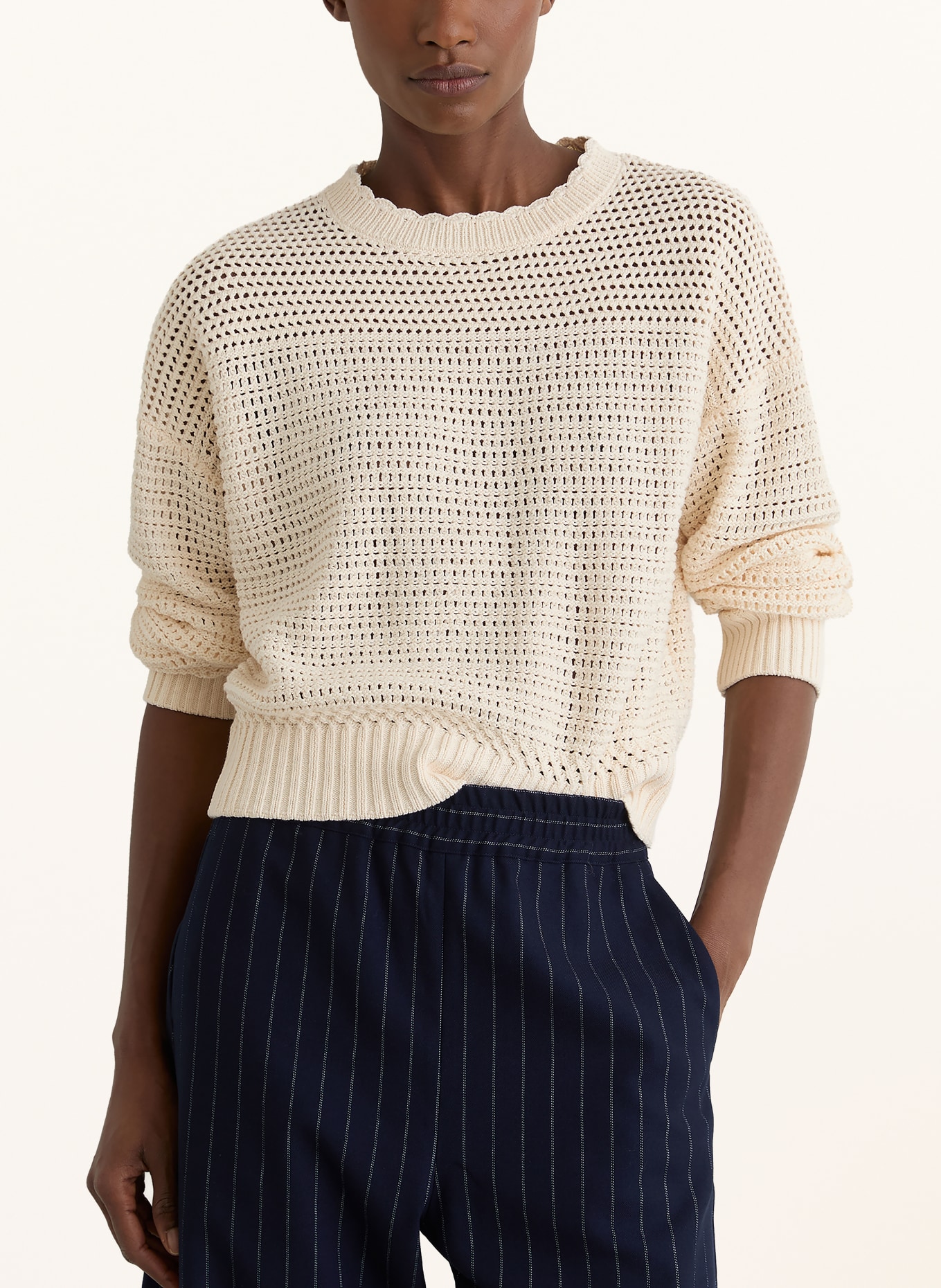 REISS Trui BONNIE: CRÈME