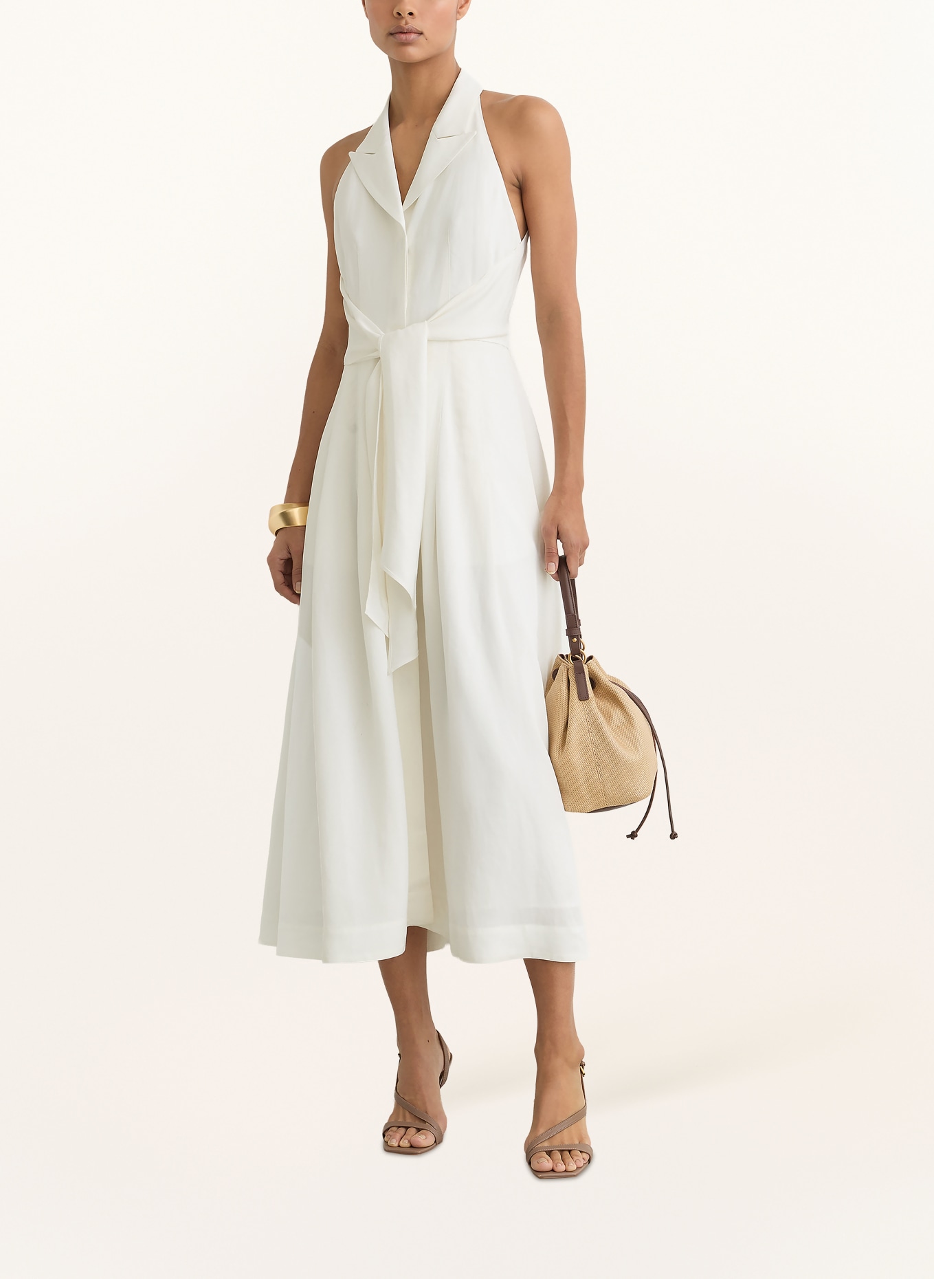 REISS Kleid TOR: ECRU