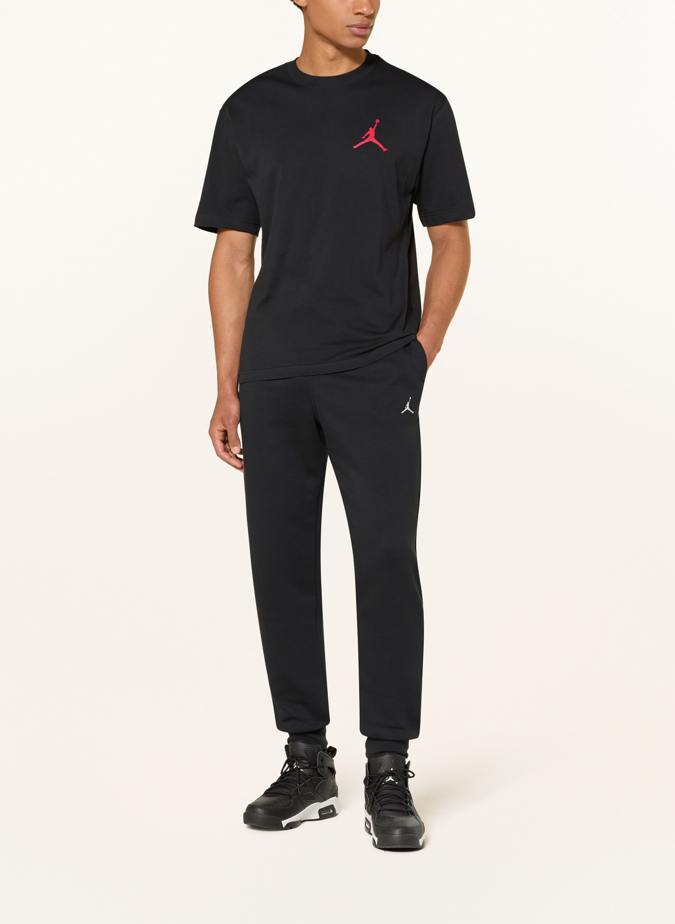 JORDAN Koszulka JUMPMAN: CZARNY