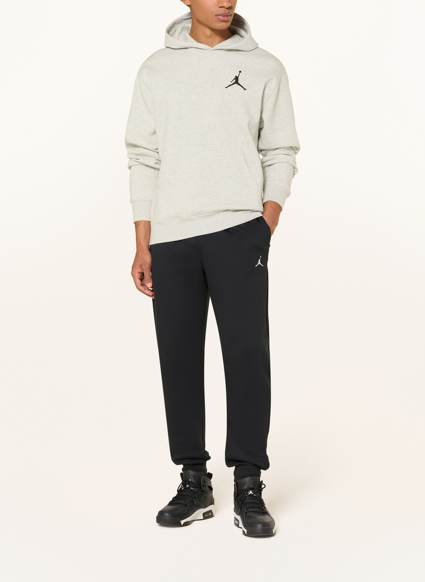 JORDAN Hoodie JUMPMAN: GRAU