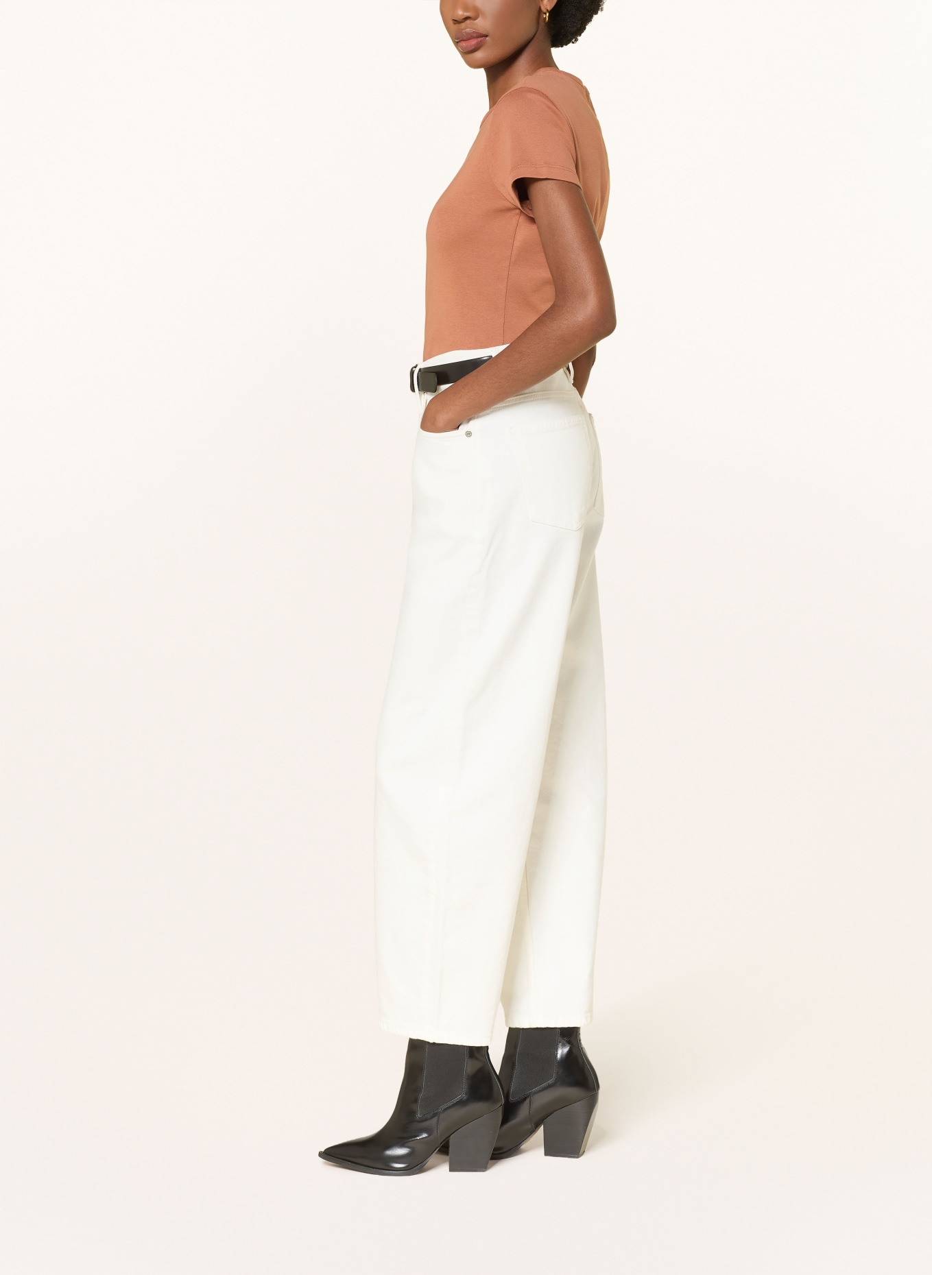 ALLSAINTS Barrel Jeans SADIE: 4193 ECRU WHITE