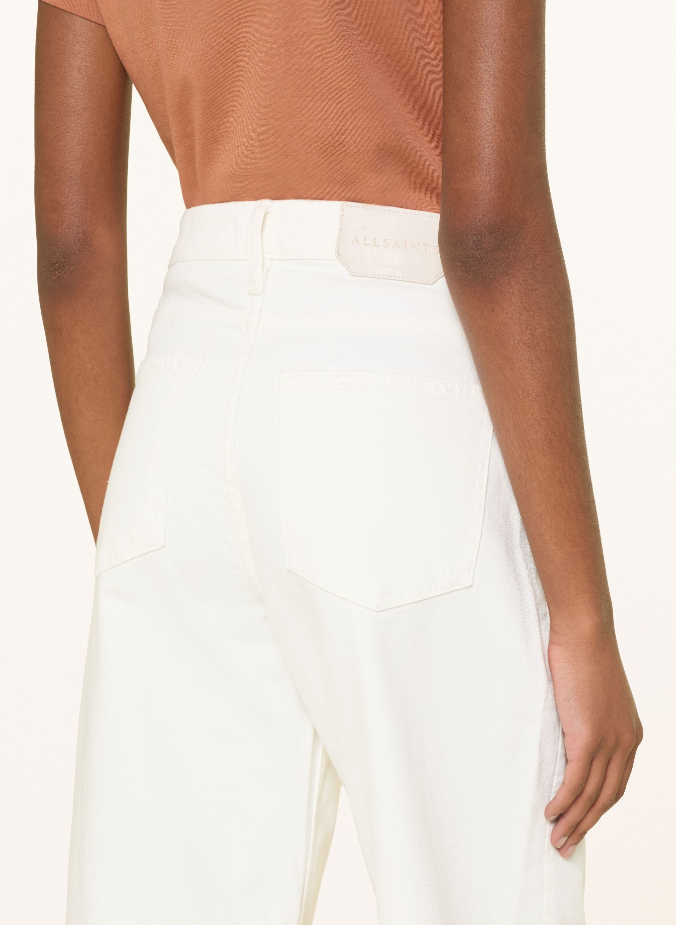 ALLSAINTS Barrel Jeans SADIE: 4193 ECRU WHITE