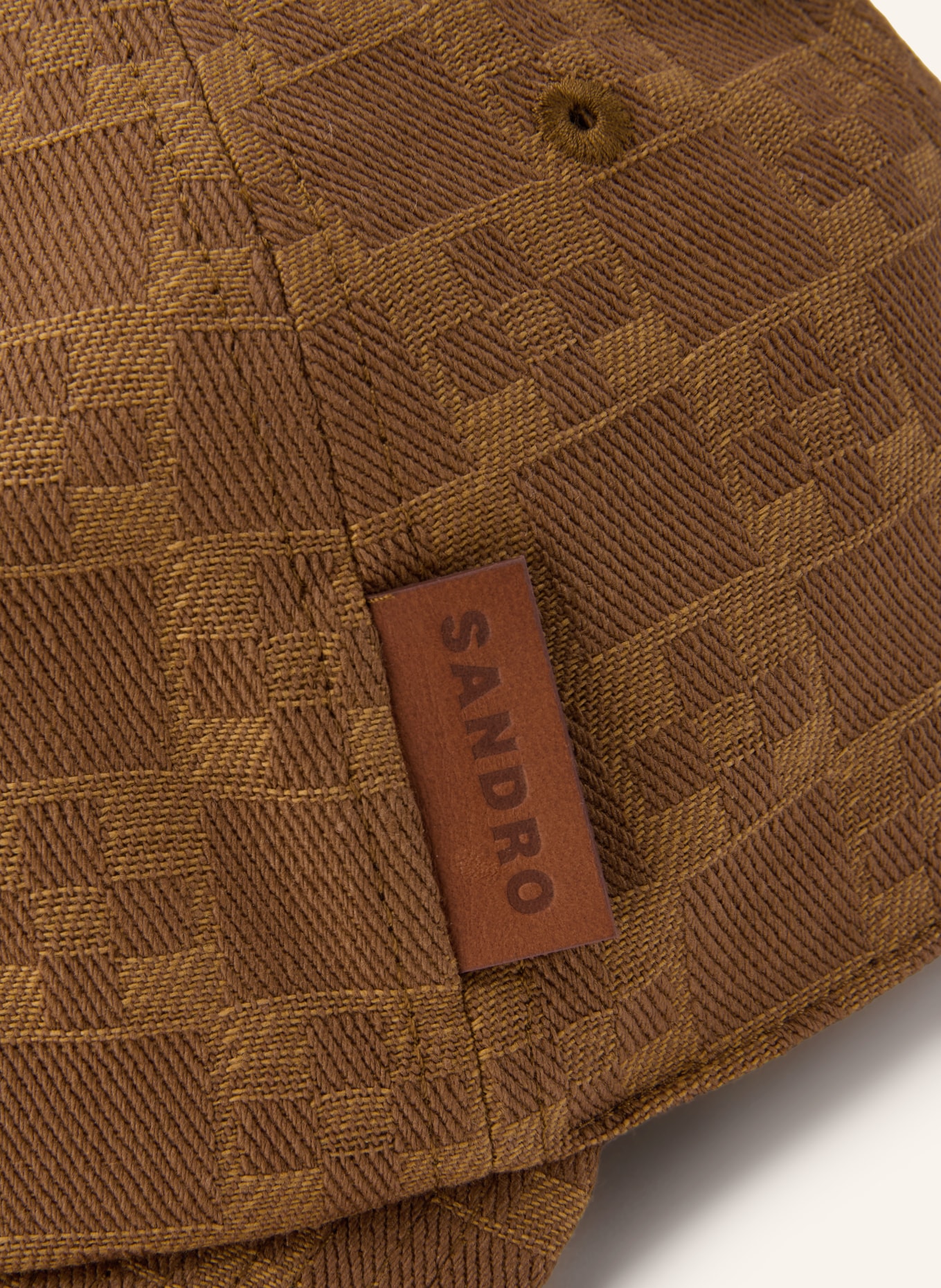 SANDRO Cap: COGNAC / BRAUN