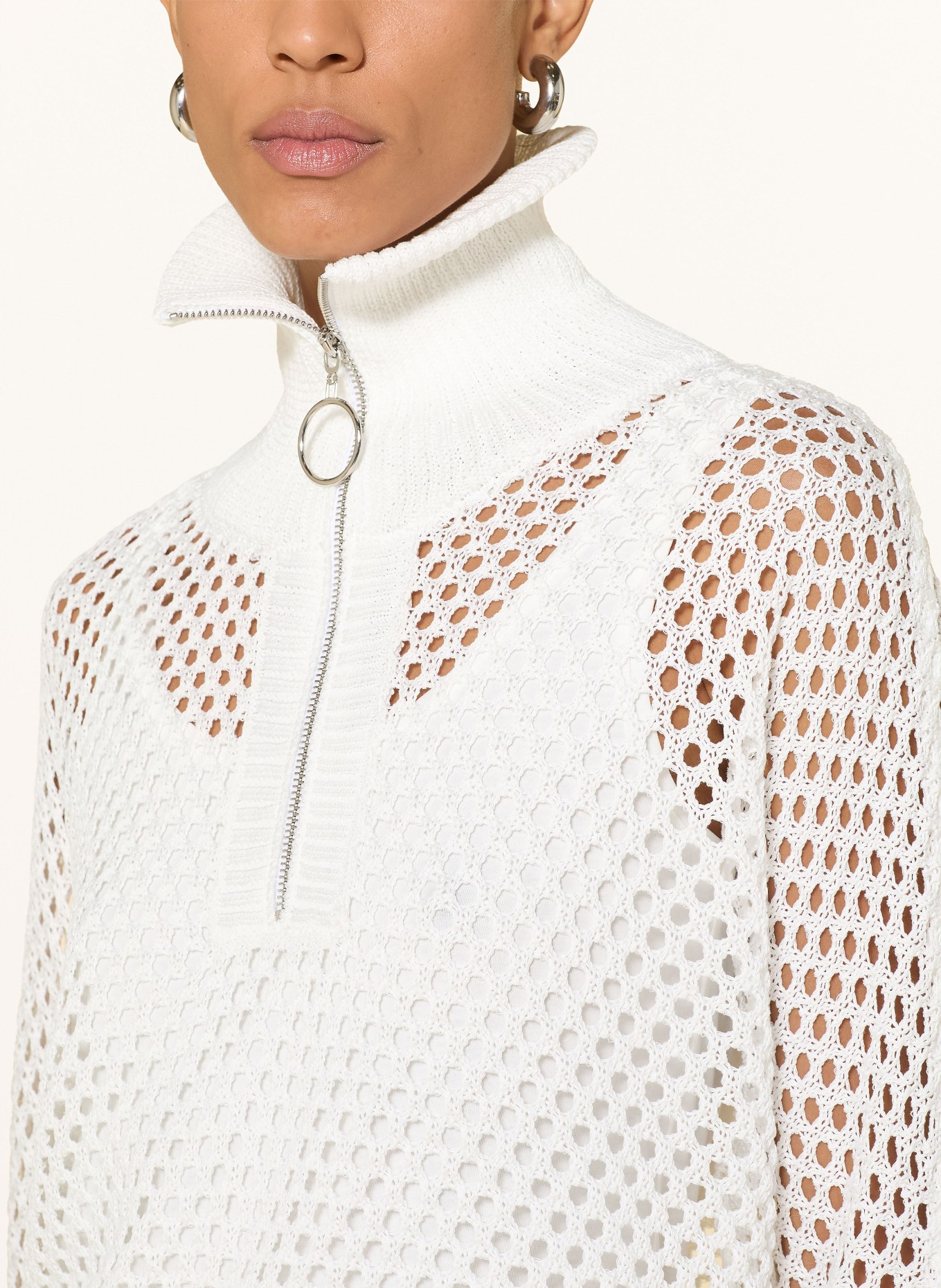 Joseph Ribkoff T-shirt with 3/4 sleeves: WHITE