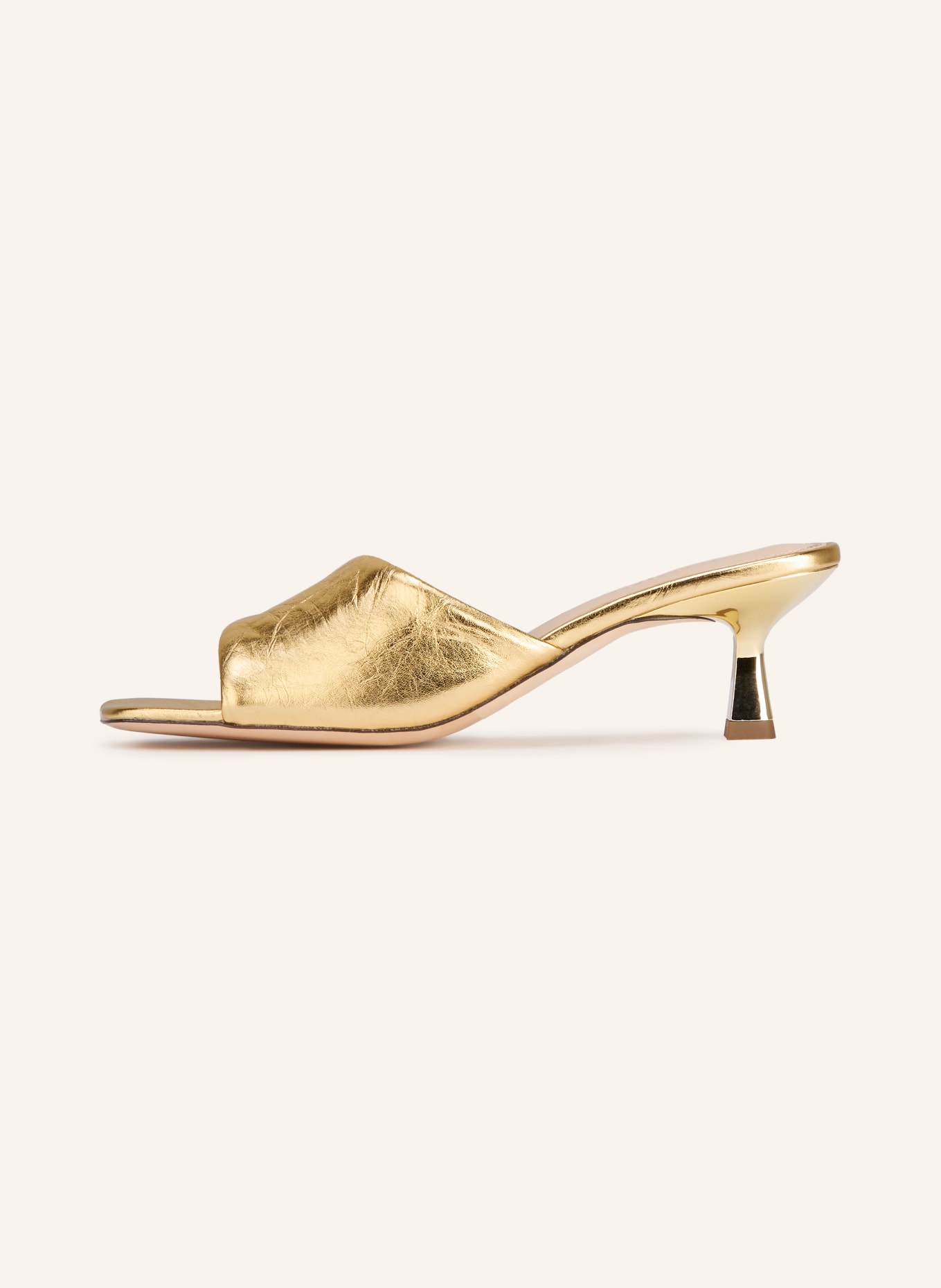 SANDRO Mules: GOLD