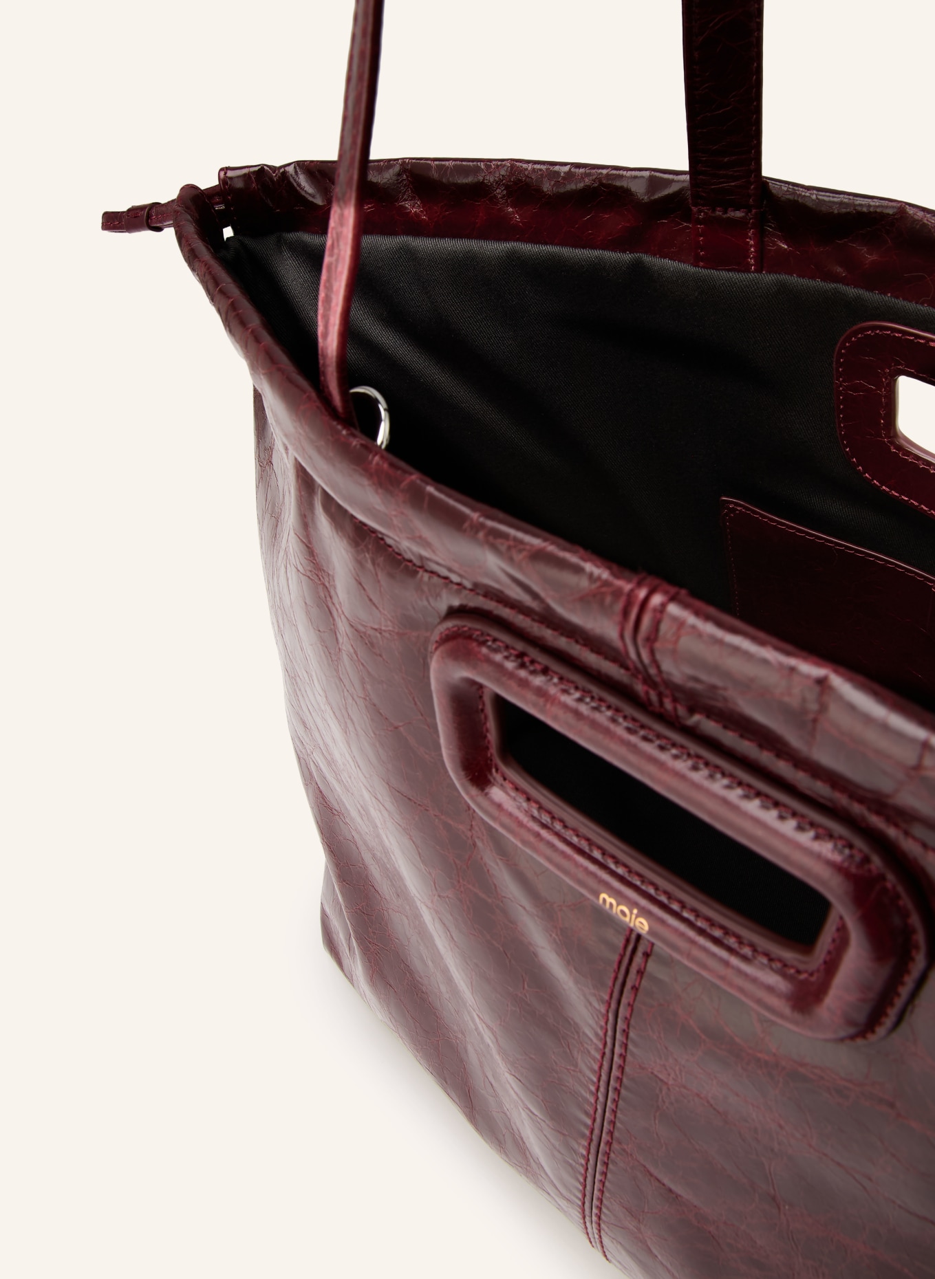 maje Torba na zakupy: CIEMNOCZERWONY