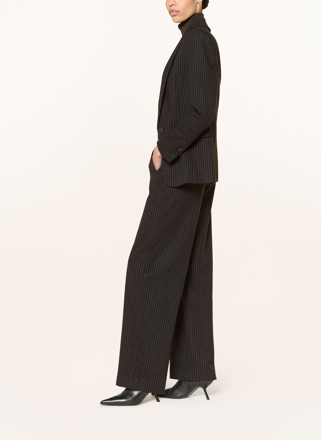 DRYKORN Marlenehose FAE: SCHWARZ / BRAUN