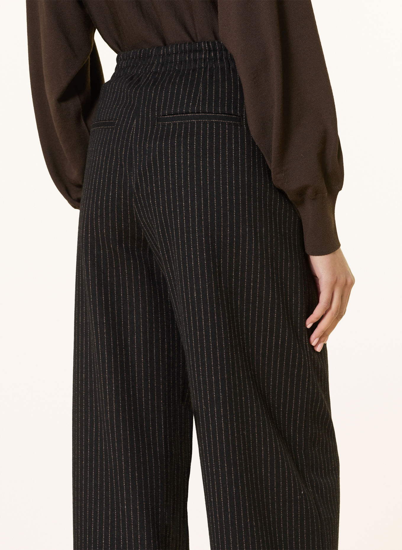 DRYKORN Marlenehose FAE: SCHWARZ / BRAUN