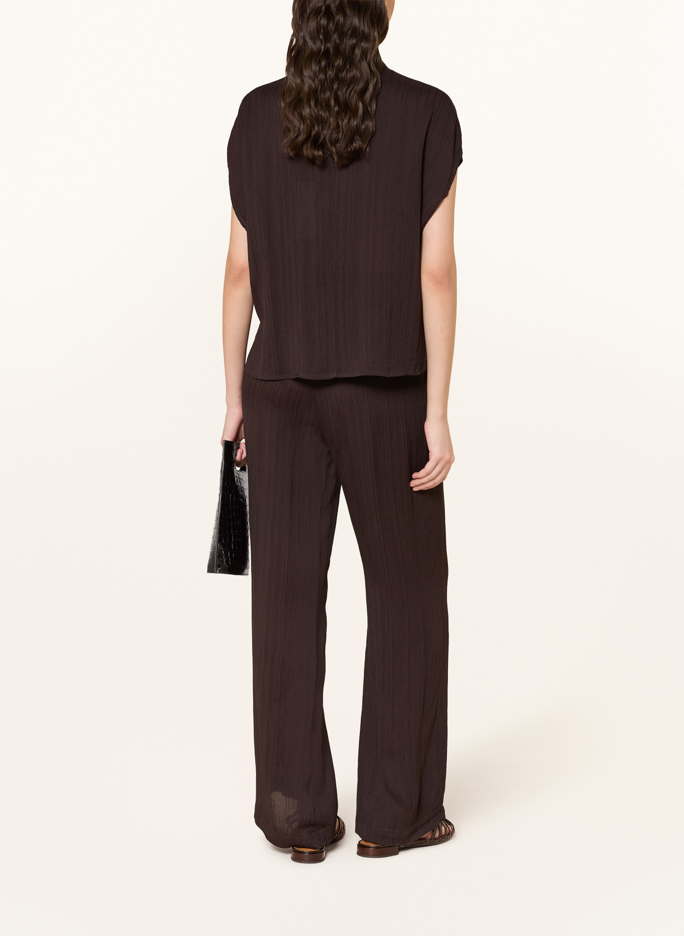 someday ZLISEA Blouse Top: DARK BROWN