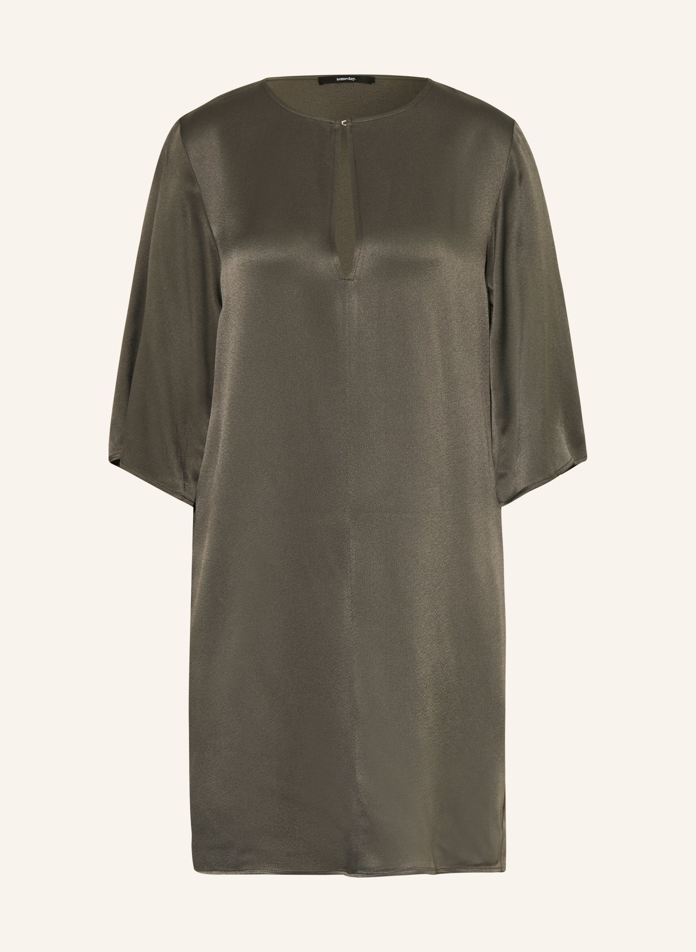 someday QONEMA dress with 3/4 sleeves: OLIVE