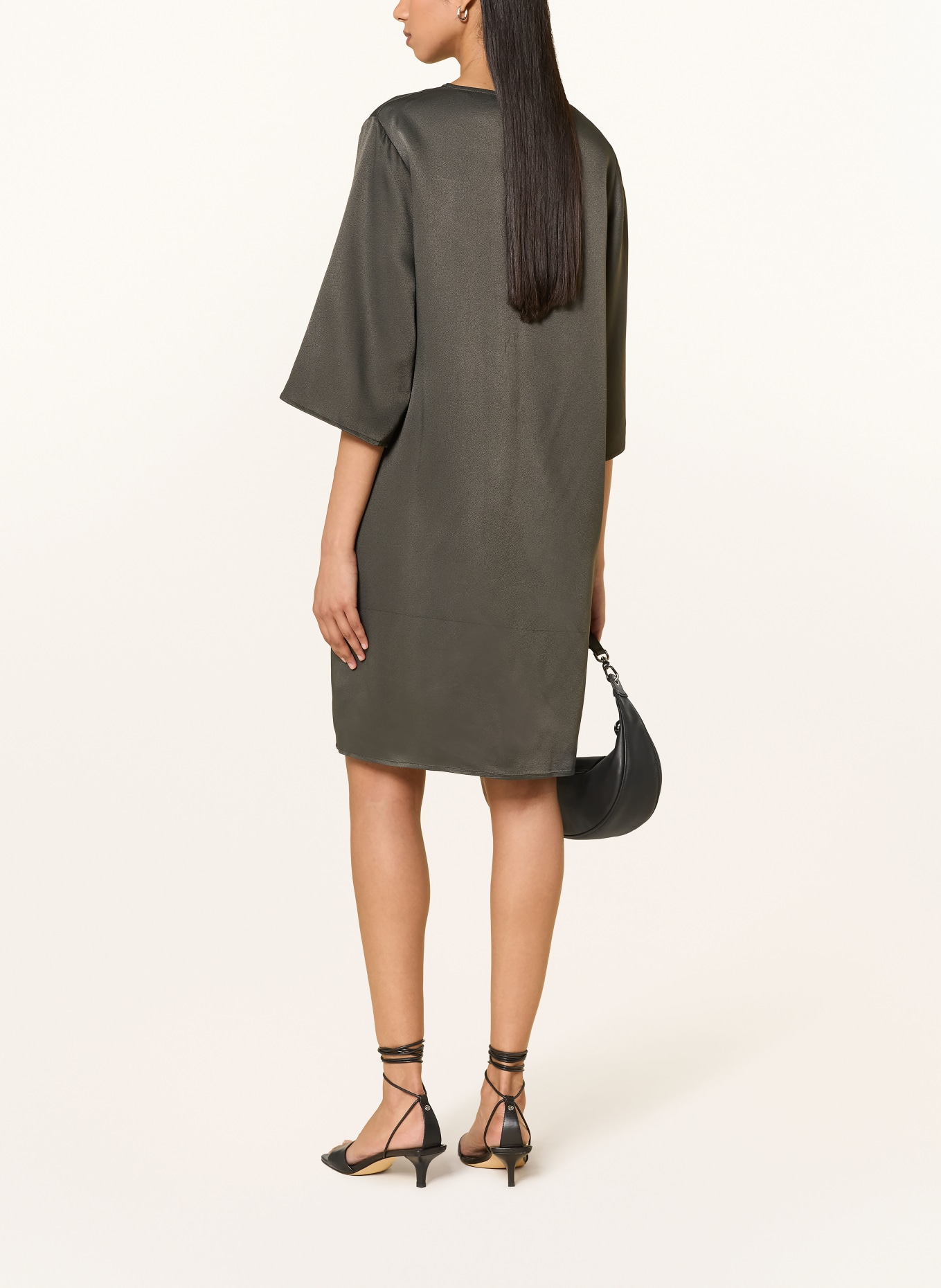 someday QONEMA dress with 3/4 sleeves: OLIVE