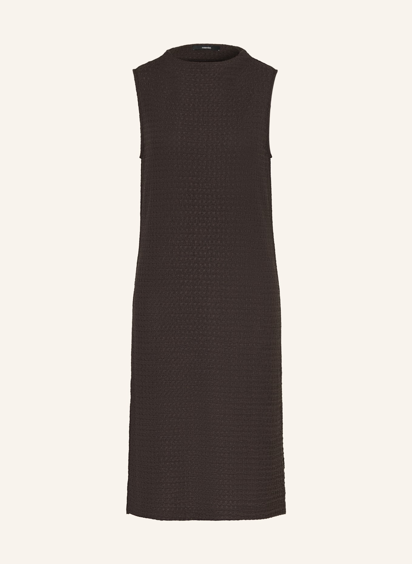 someday QUINDA Jersey Dress: DARK BROWN