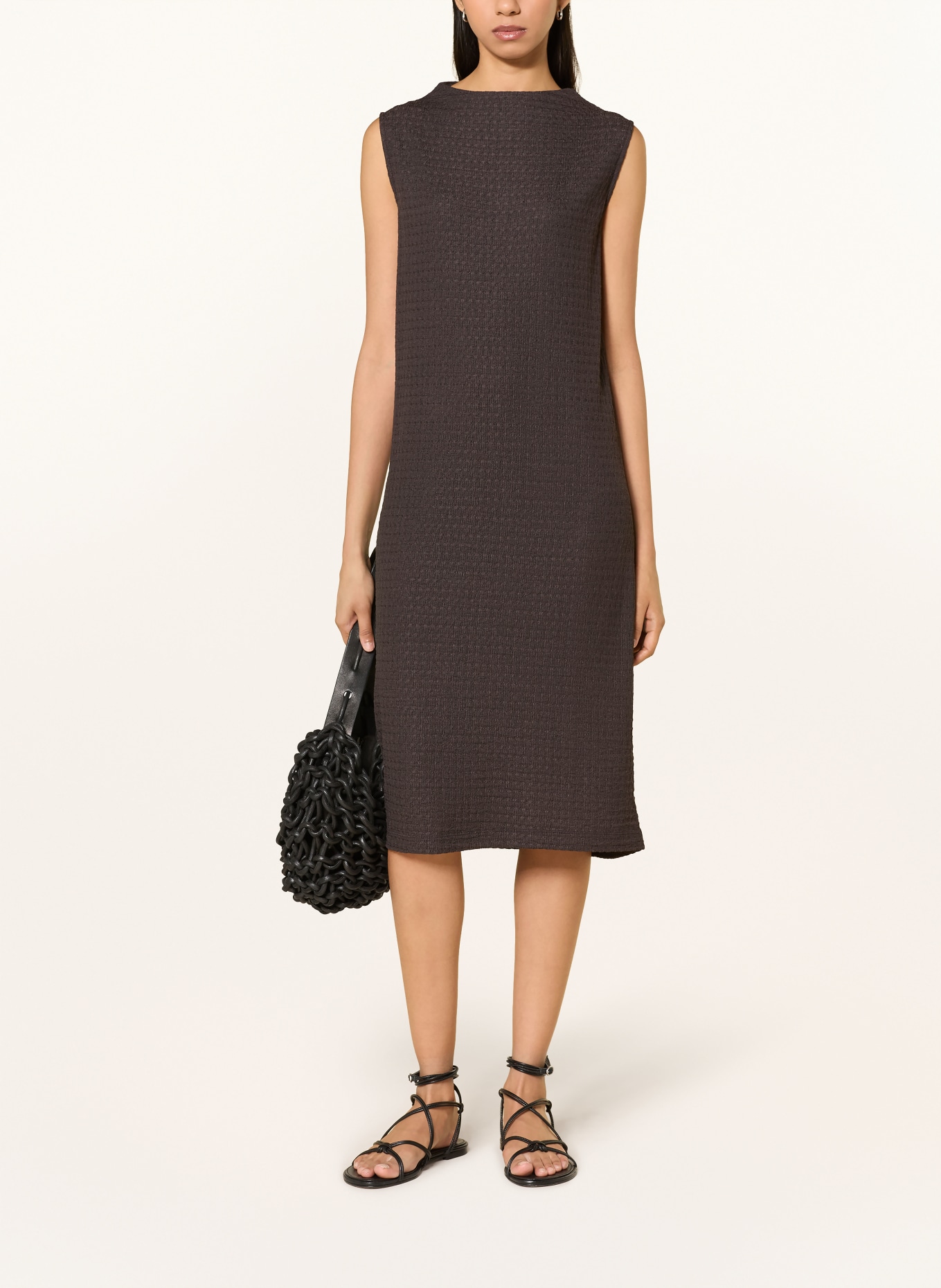 someday QUINDA Jersey Dress: DARK BROWN