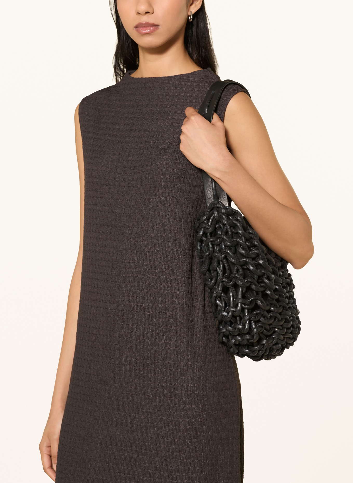 someday QUINDA Jersey Dress: DARK BROWN