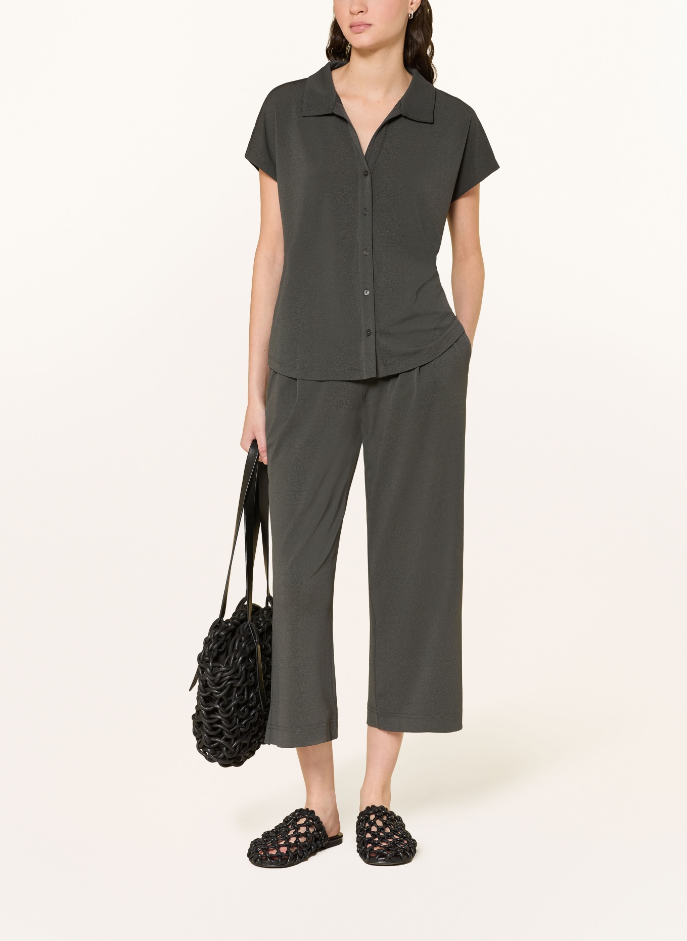 someday Culotte CELASTO WIDE: DUNKELGRÜN