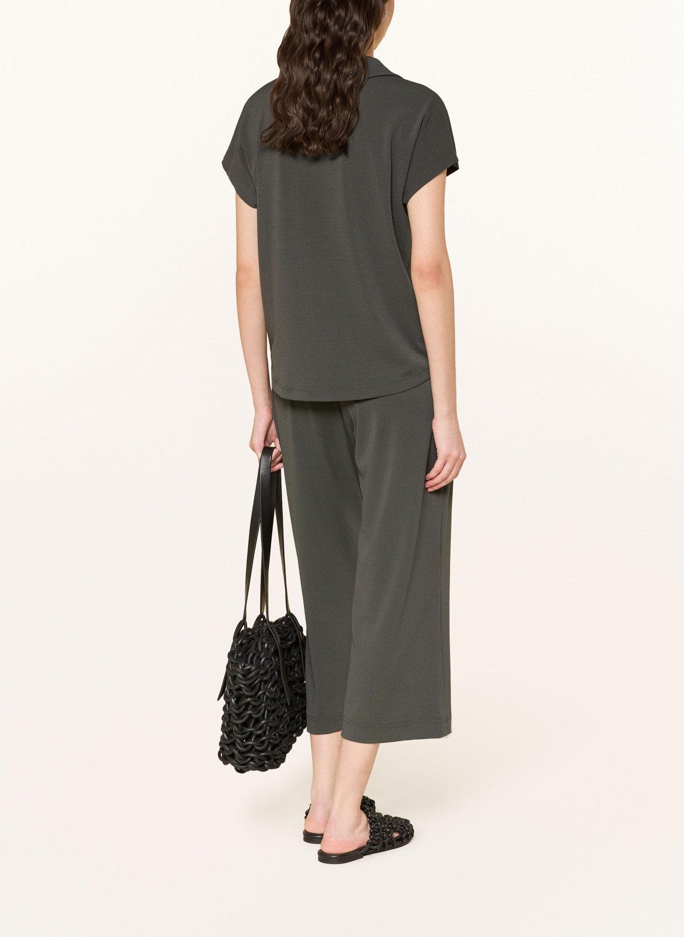 someday Culotte CELASTO WIDE: DUNKELGRÜN