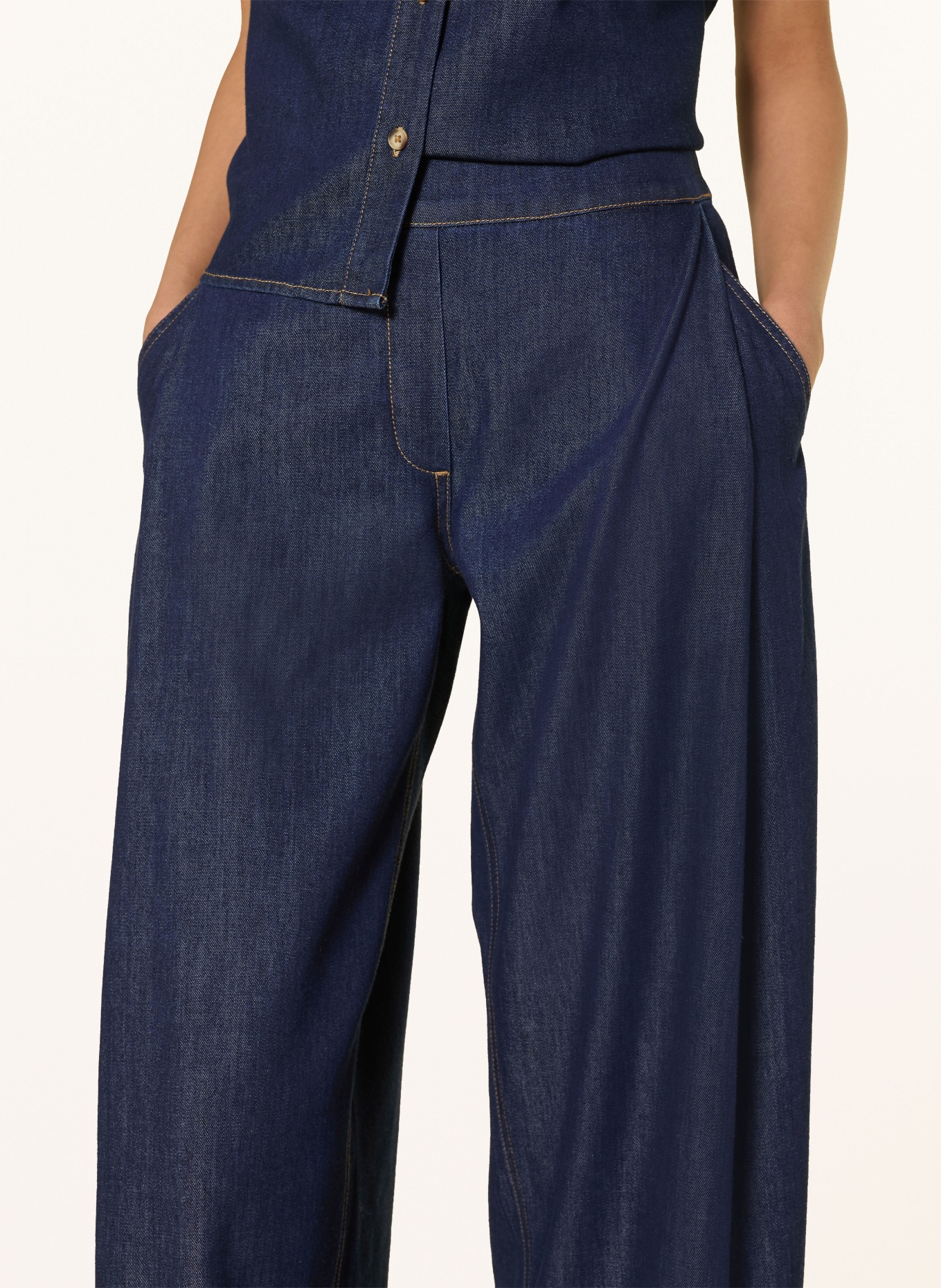 someday Barrel-jeans CHARLIE: 70068 rinsed dark blue
