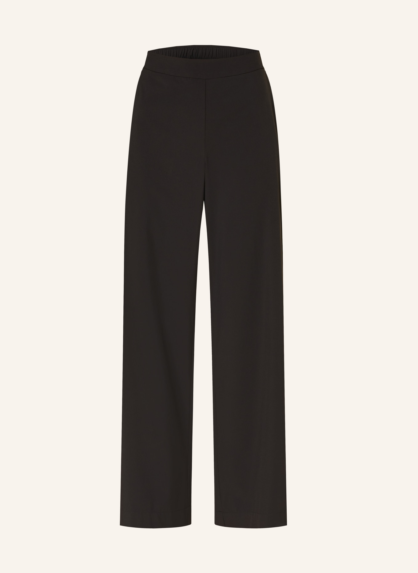 someday CHARLIE WIDE LINE wide-leg pants: BLACK