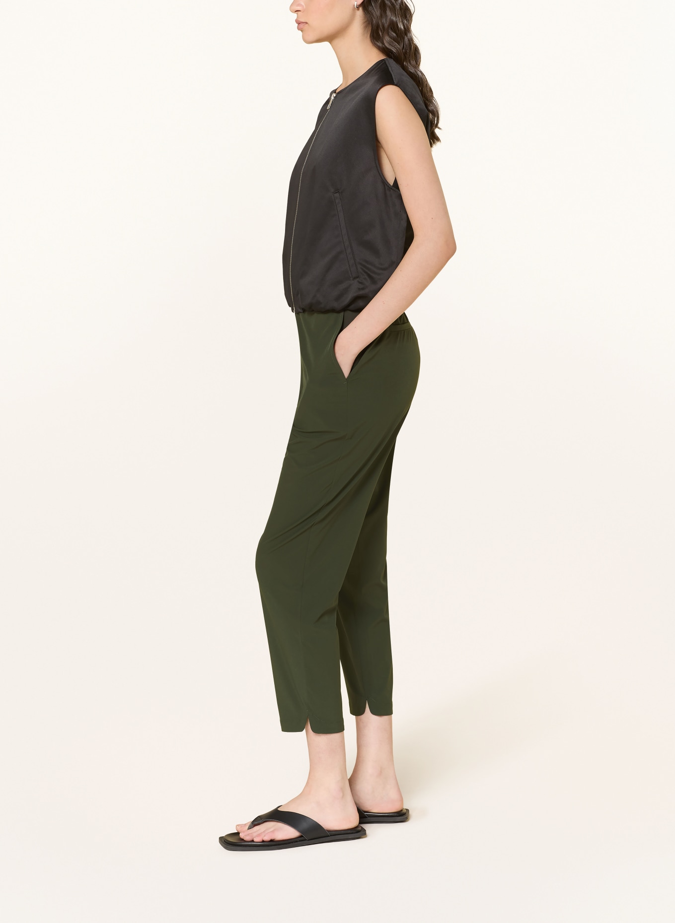 someday Pantalon 7/8 CHARLIE: GROEN