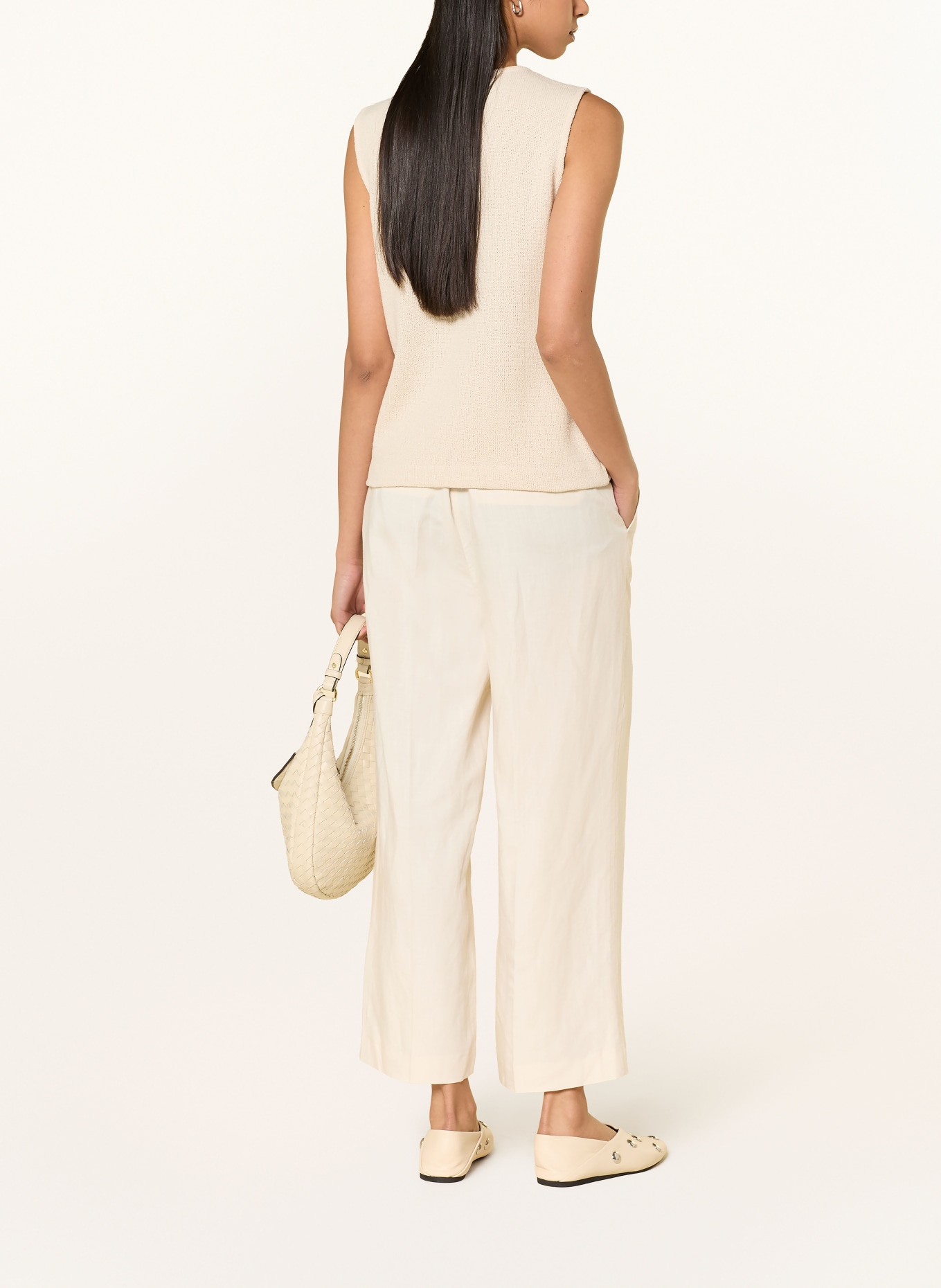 someday ULIDA Knit Vest: CREAM