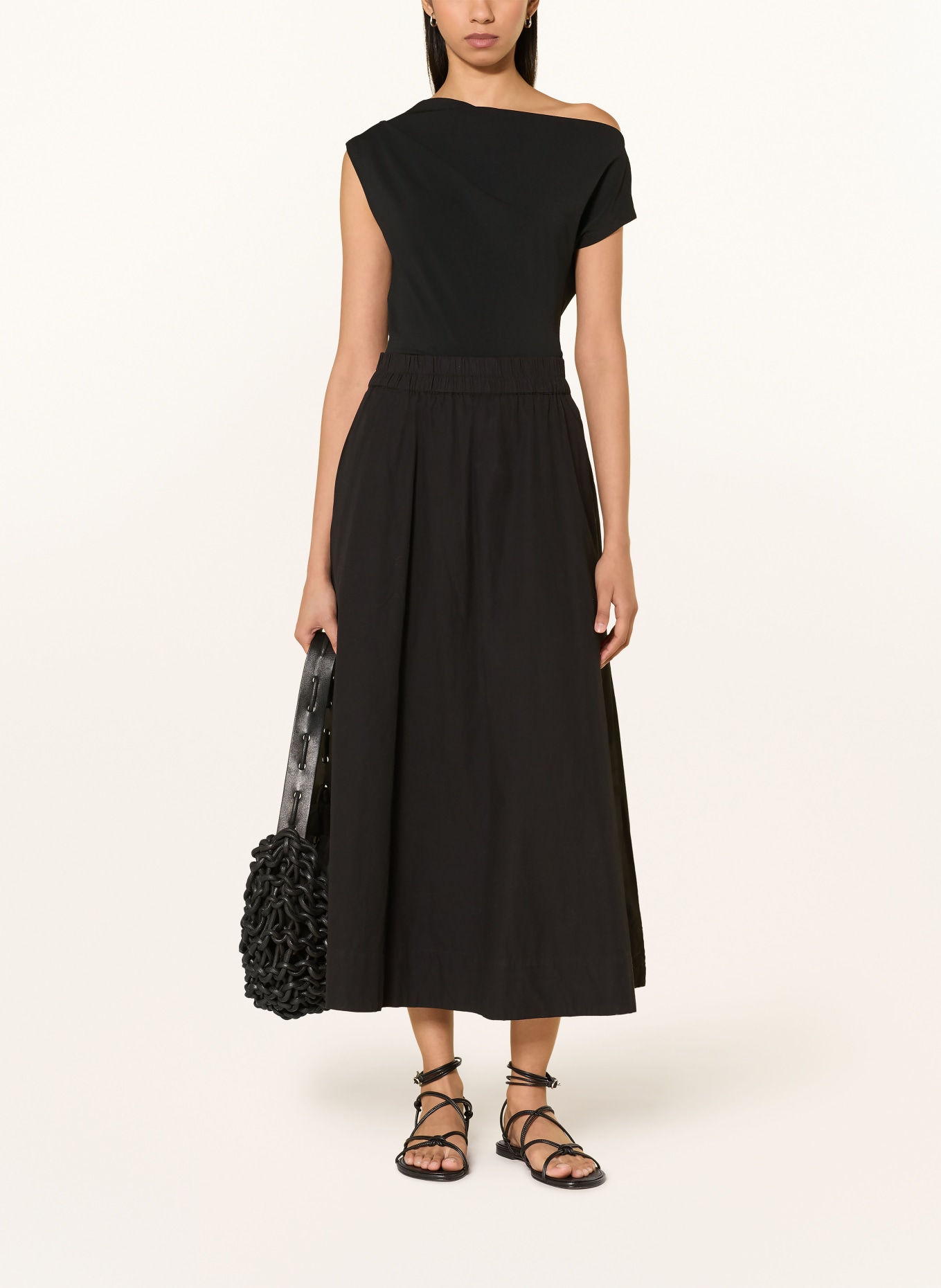 someday KILIPPA One-Shoulder Top: BLACK