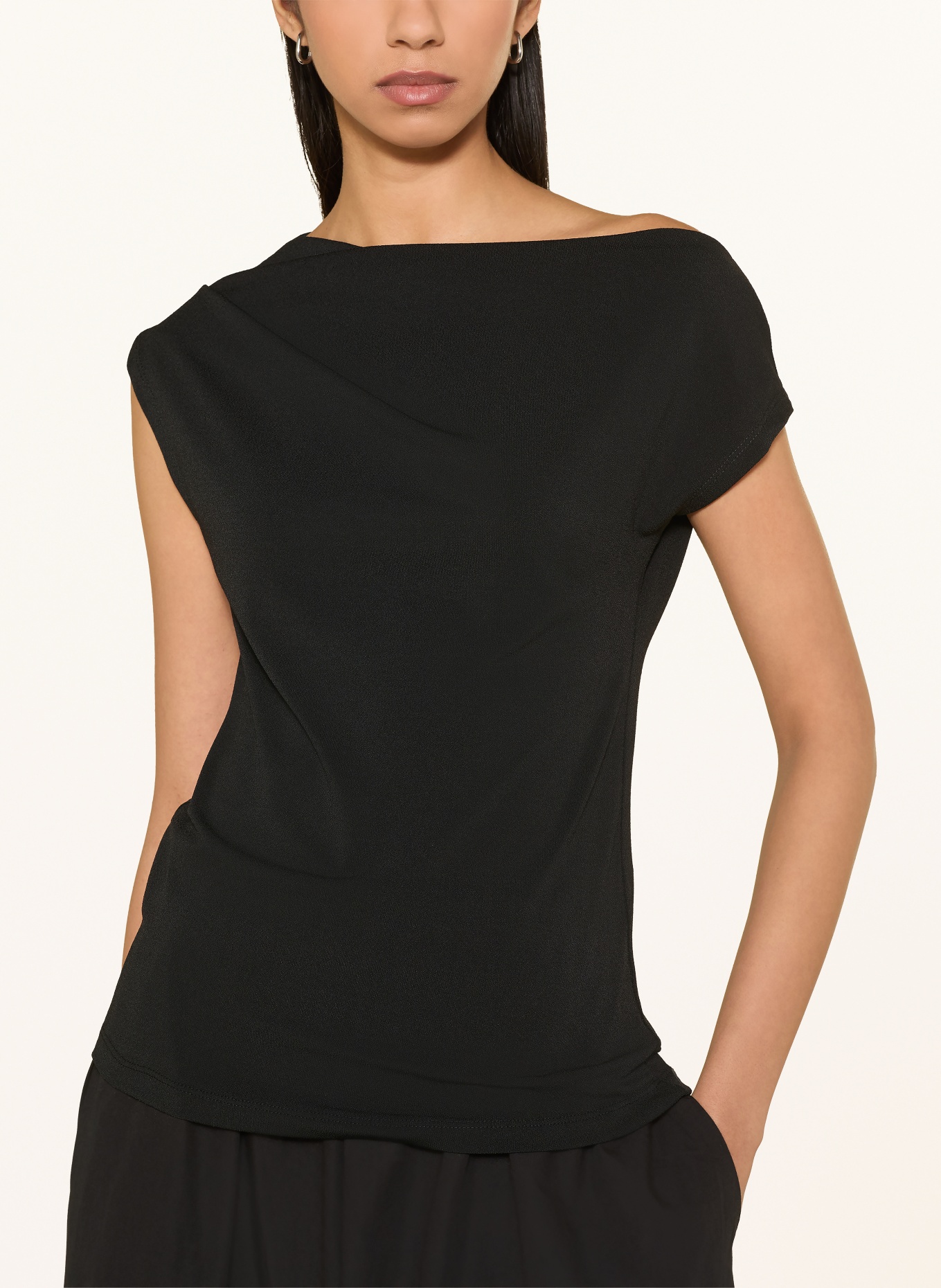 someday KILIPPA One-Shoulder Top: BLACK
