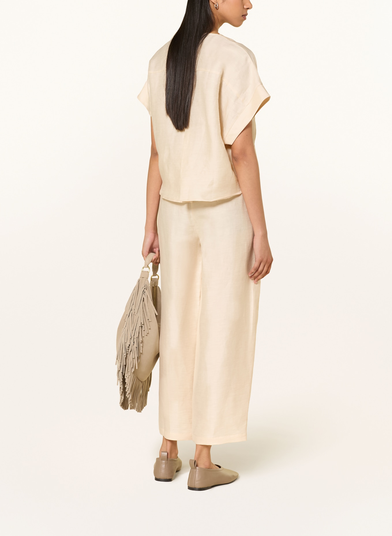 someday Blusenshirt ZANOVIA aus Leinen: CREME
