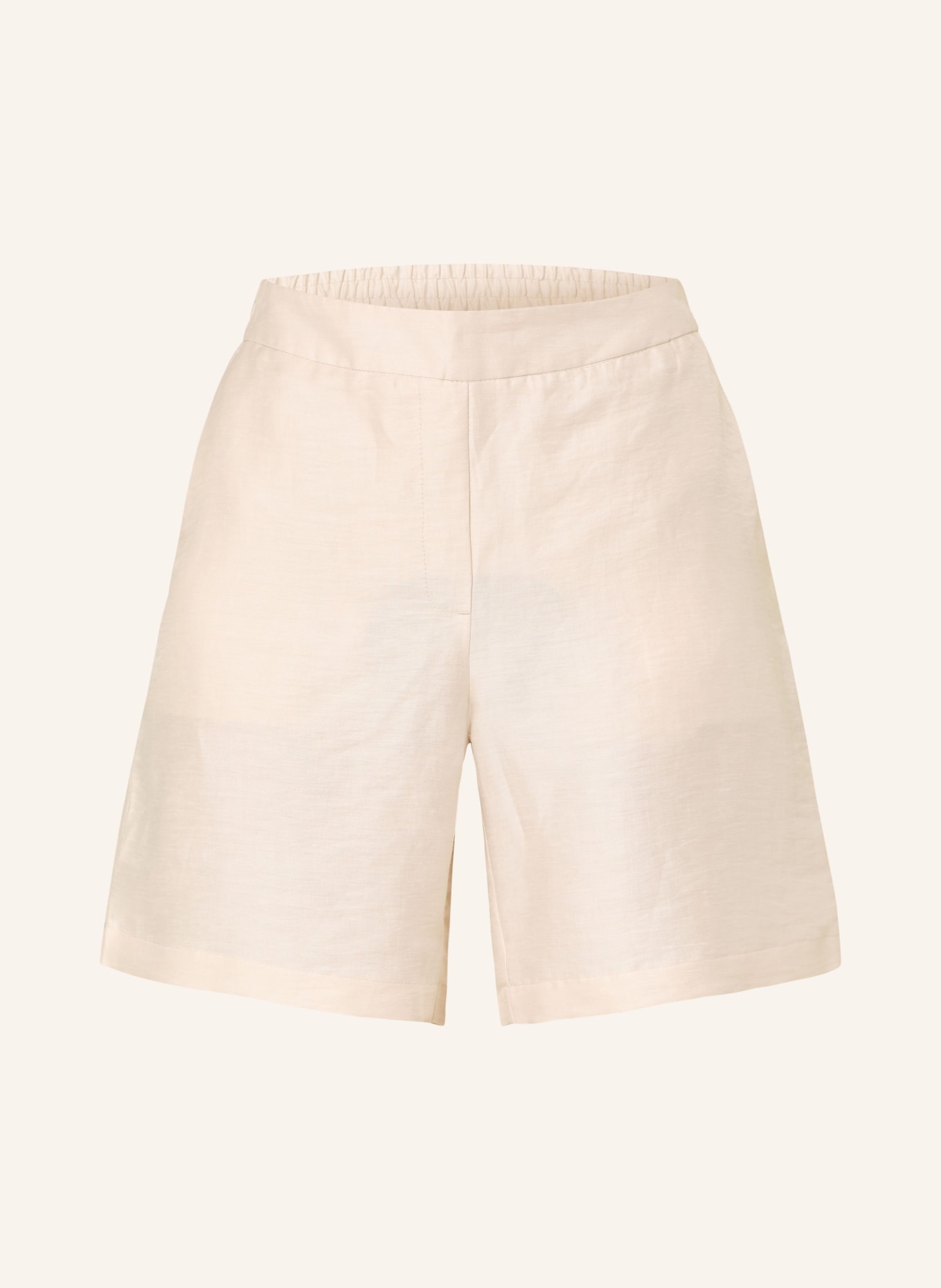 someday CHARLIE linen shorts: ECRU