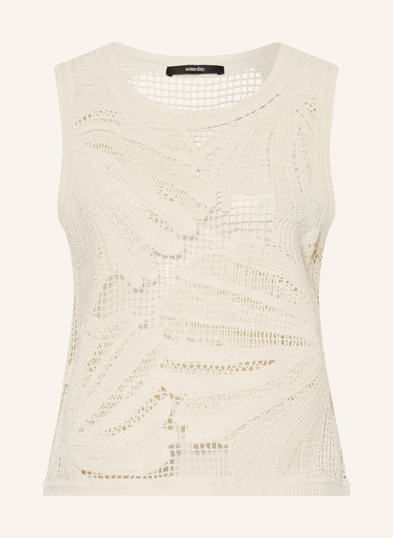 someday Crochet top UFLORA: CREAM