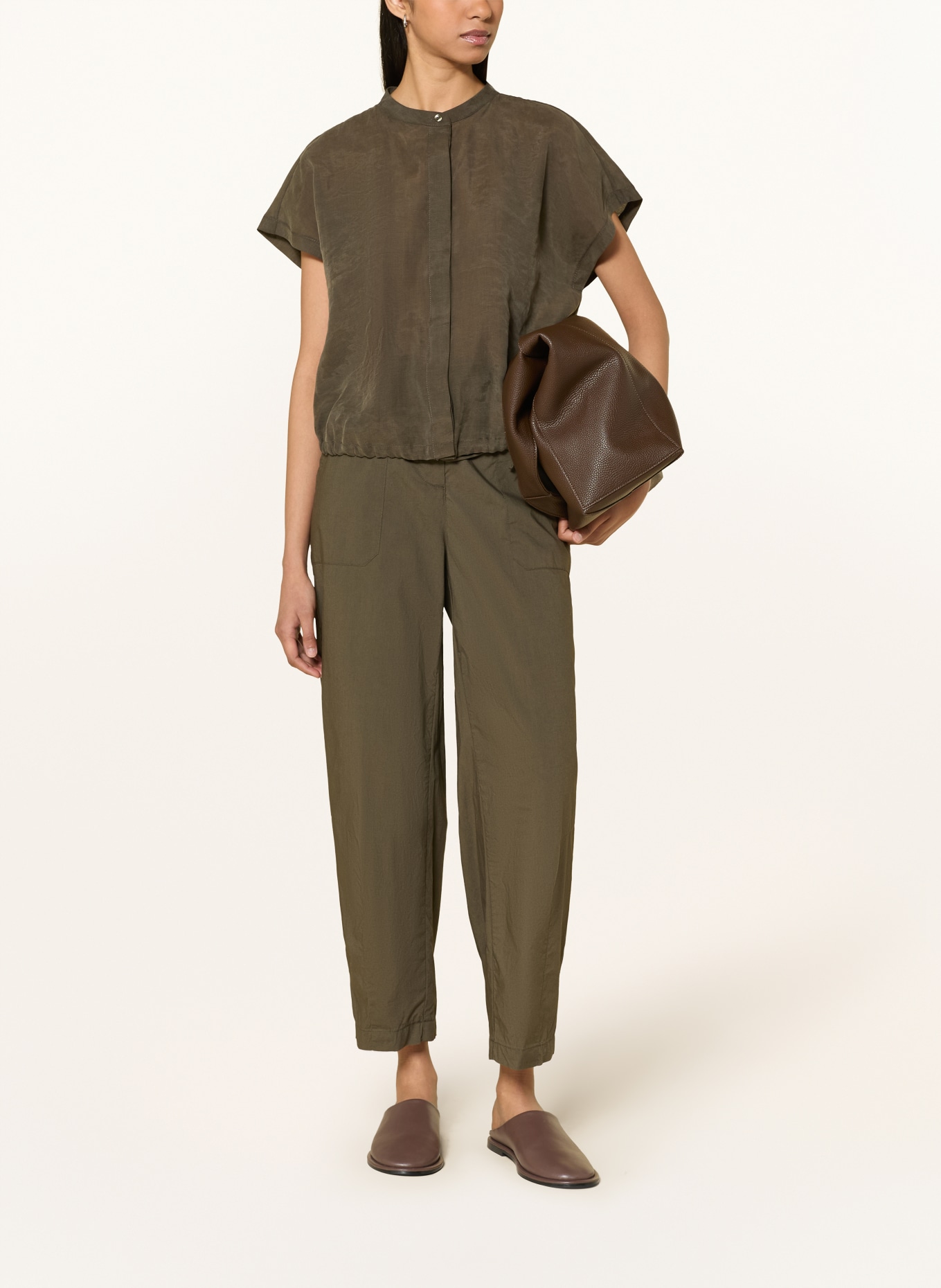 OPUS Bluzka FADELL: KHAKI