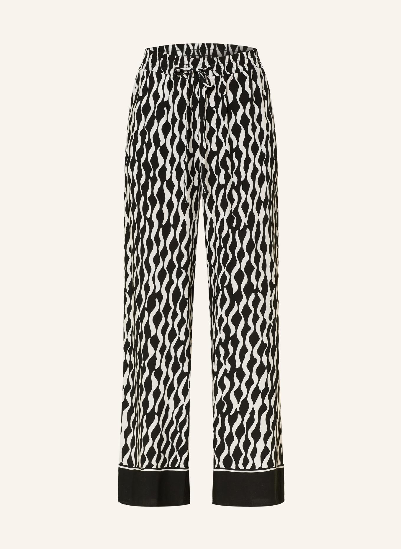 OPUS Marlenehose MAROU MOTION: SCHWARZ / CREME