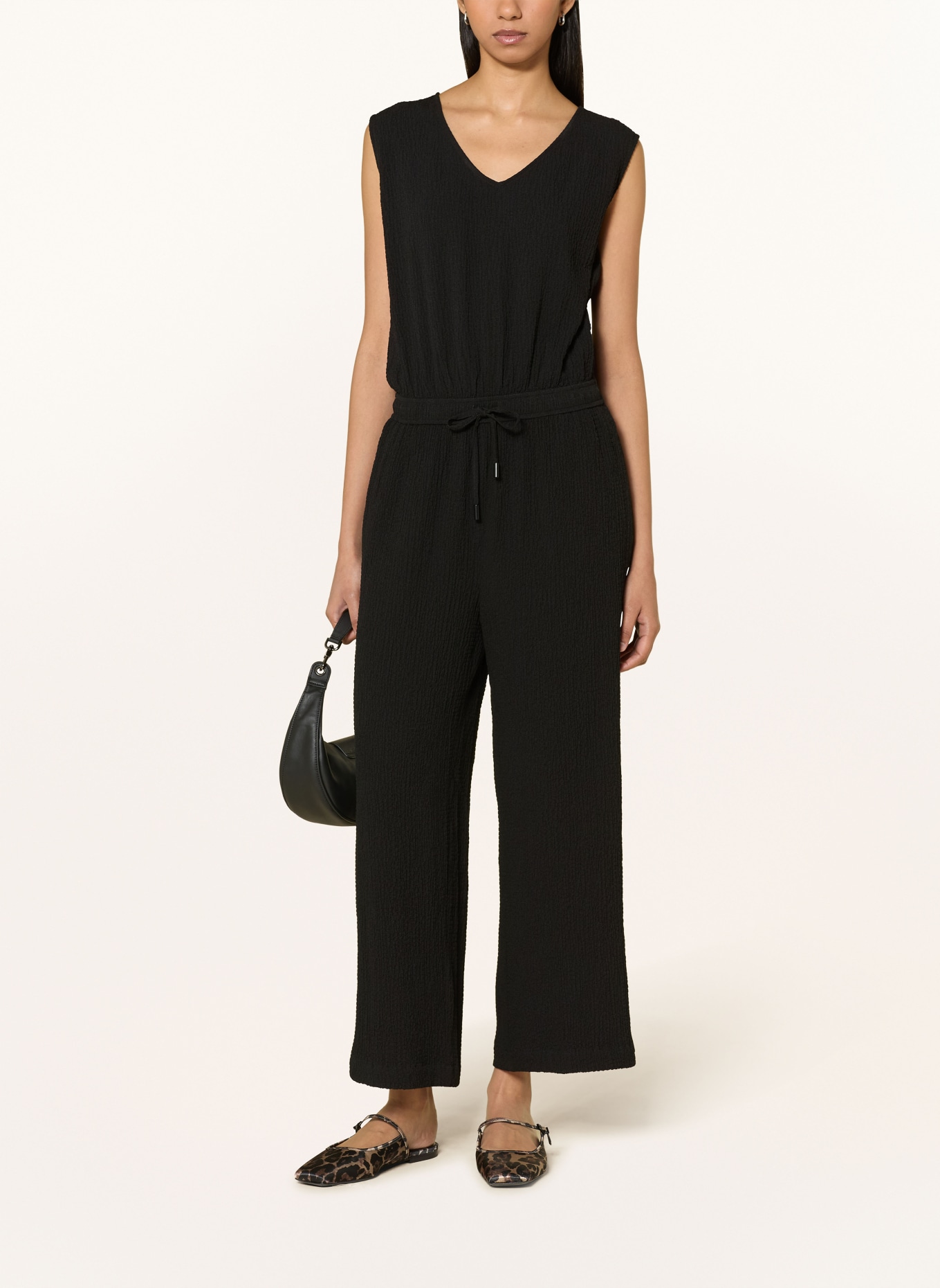 OPUS Jumpsuit MYLARA: SCHWARZ