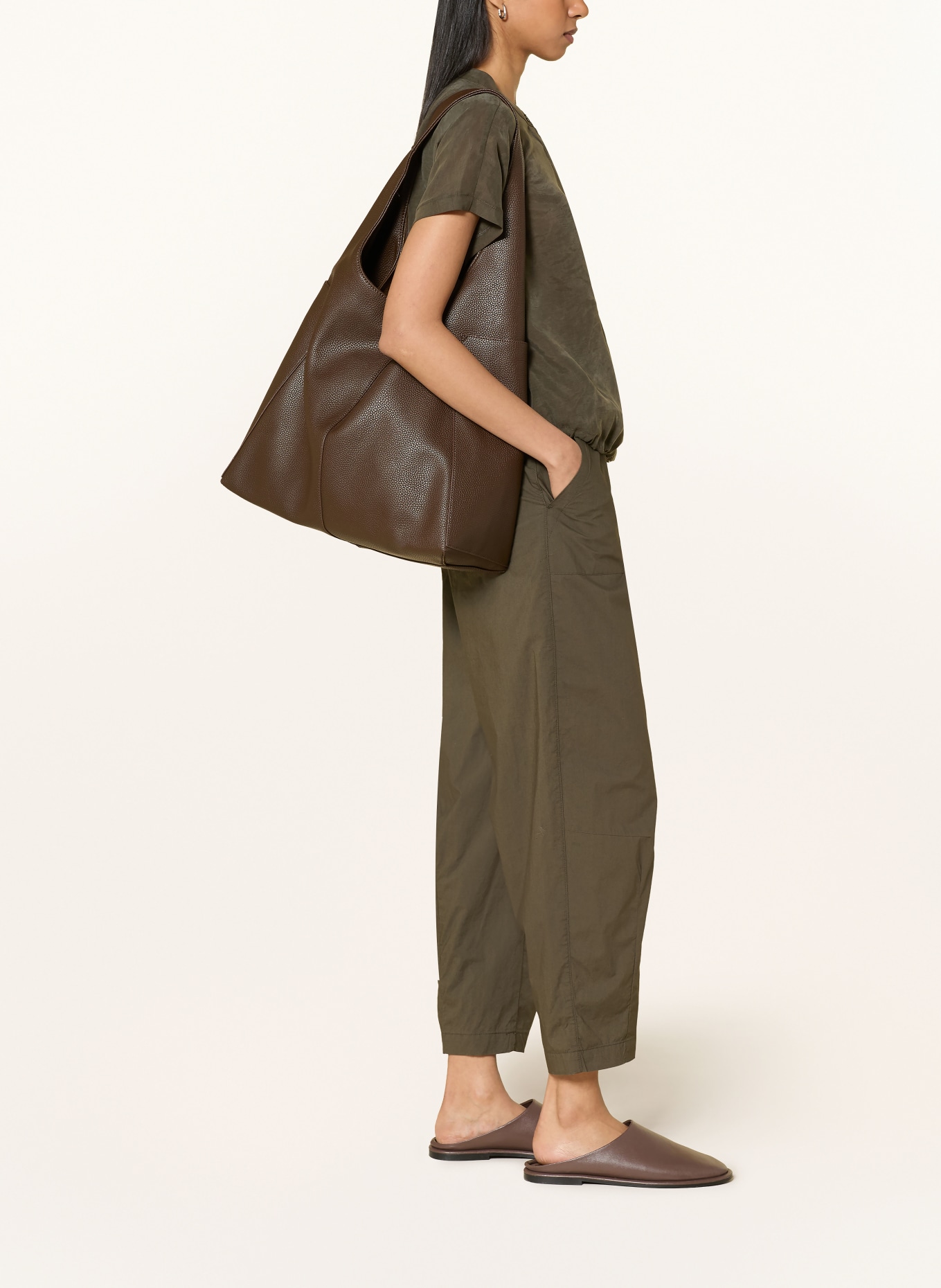 OPUS 7/8-broek MYHA LIGHT: KAKI