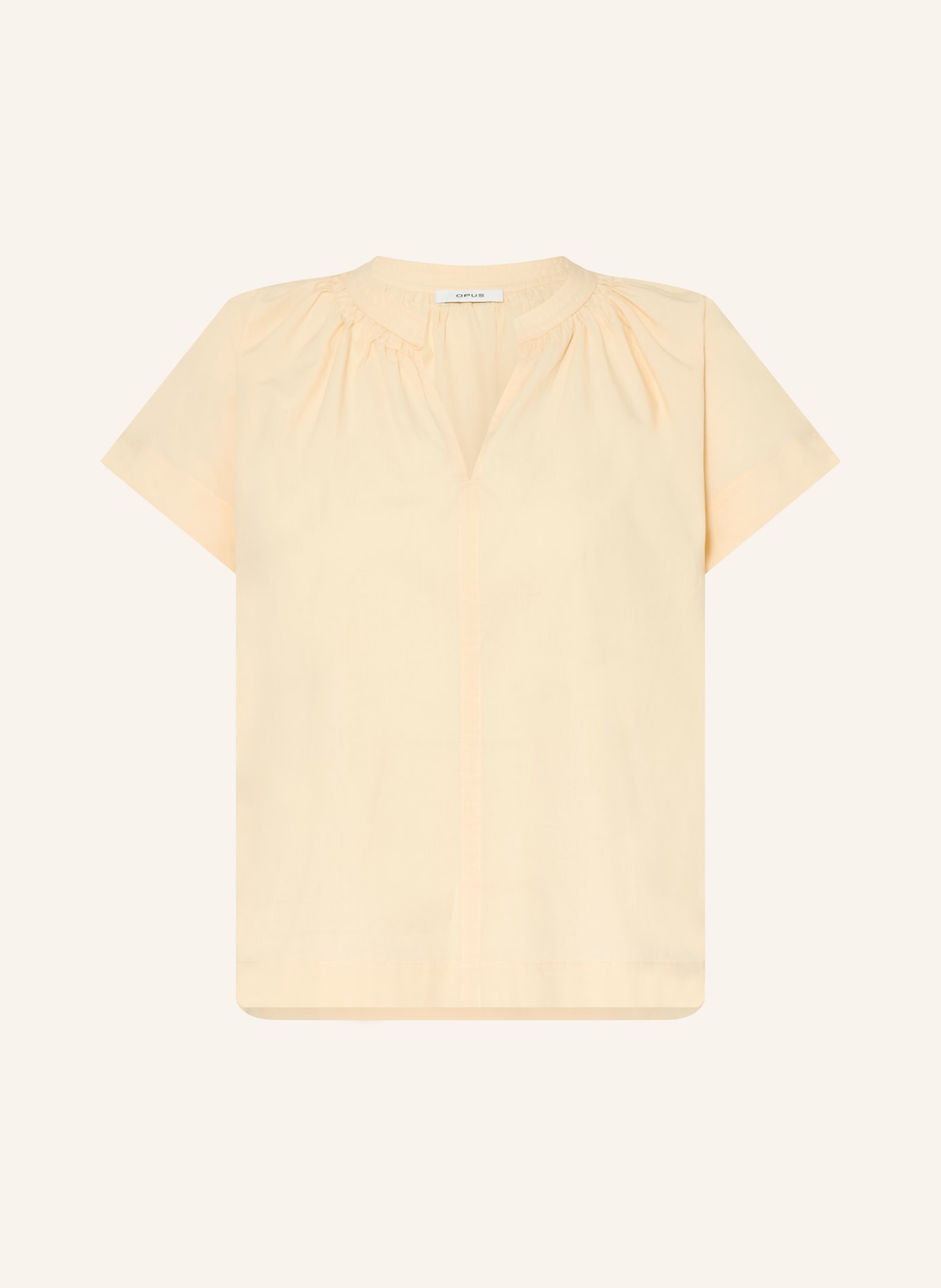 OPUS FIRU Blouse Shirt: LIGHT YELLOW