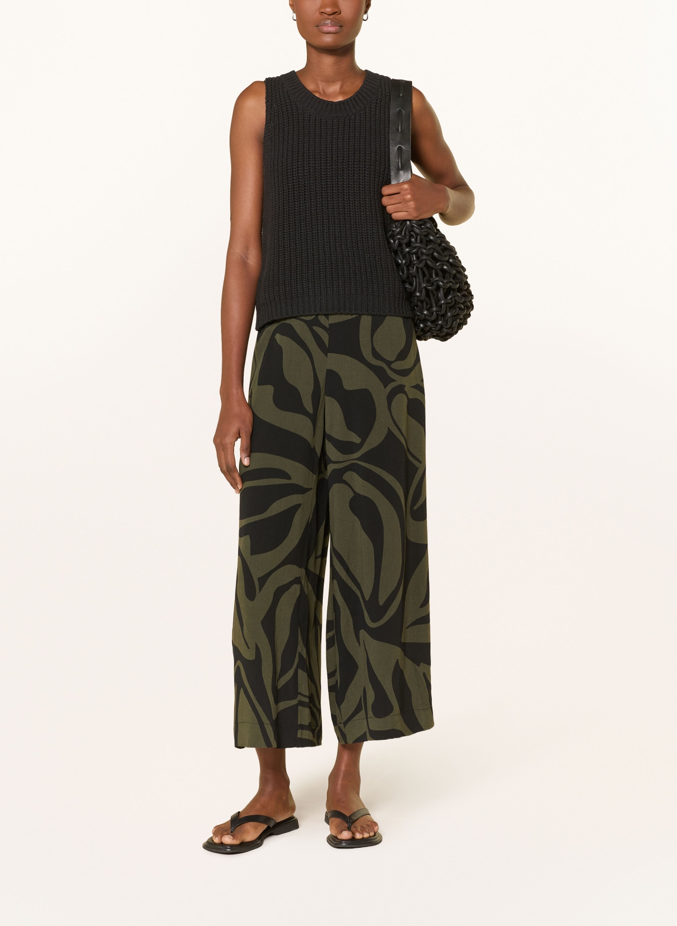 OPUS Culotte MISHA: SCHWARZ / KHAKI